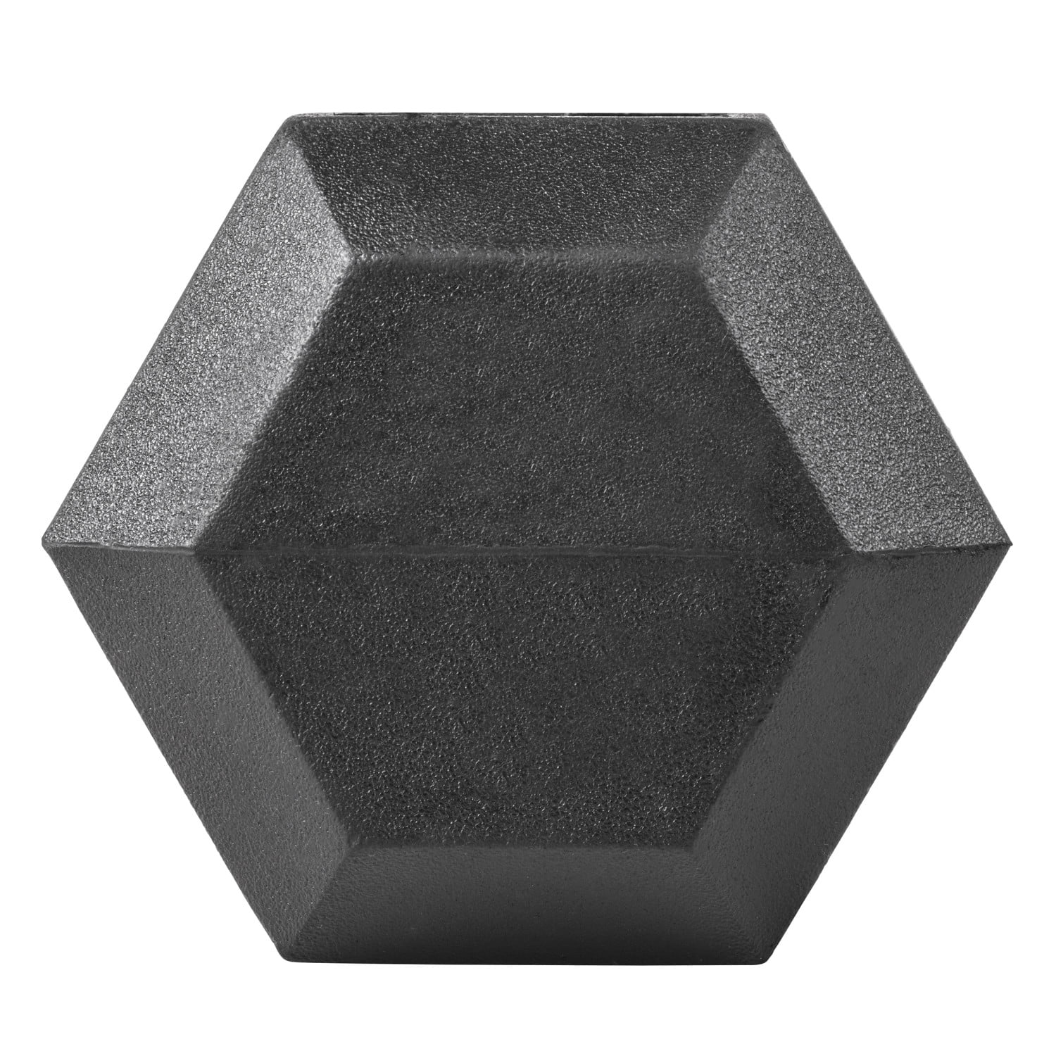 Lifeline Premium Rubber Hex Dumbbell, Single, 95 lbs