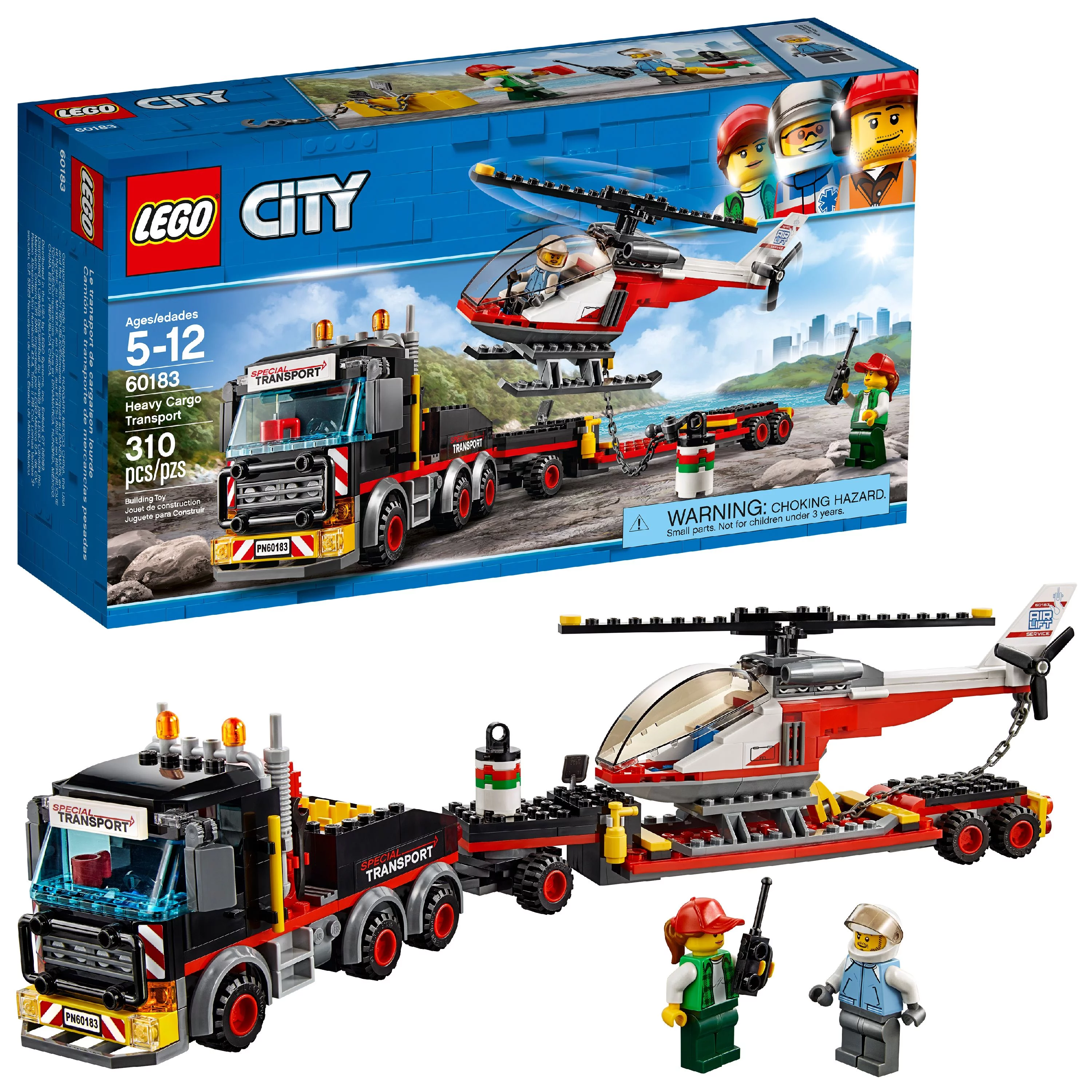 Lego City Heavy Cargo Transport 60183 Toy Truck Building Kit