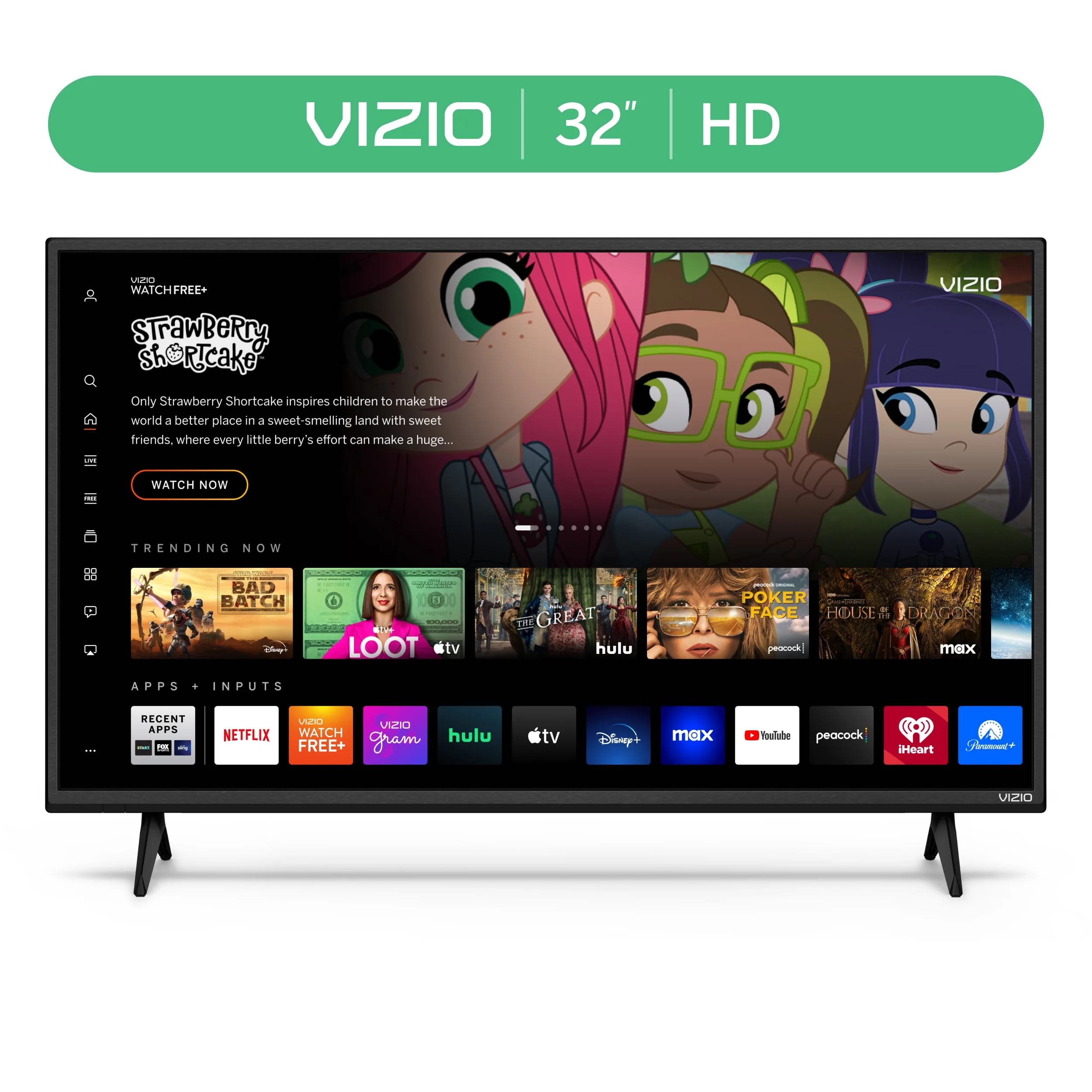 VIZIO 32″ Class D-Series HD Smart TV D32h-J09