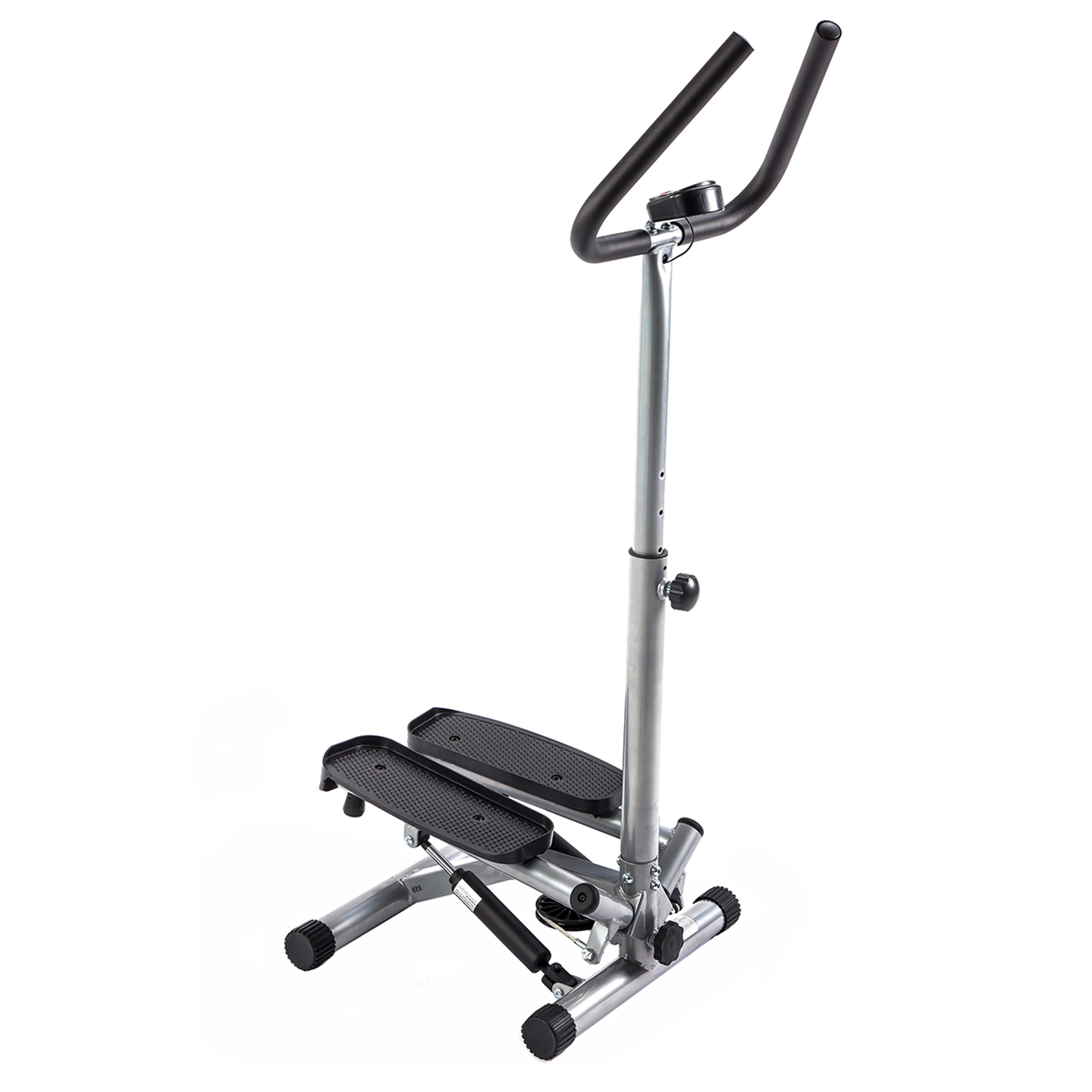 Sunny Health & Fitness Mini Twister, Stair Stepper, Climber Step Machine with Handlebar for Total Body Toning, SF-S020027