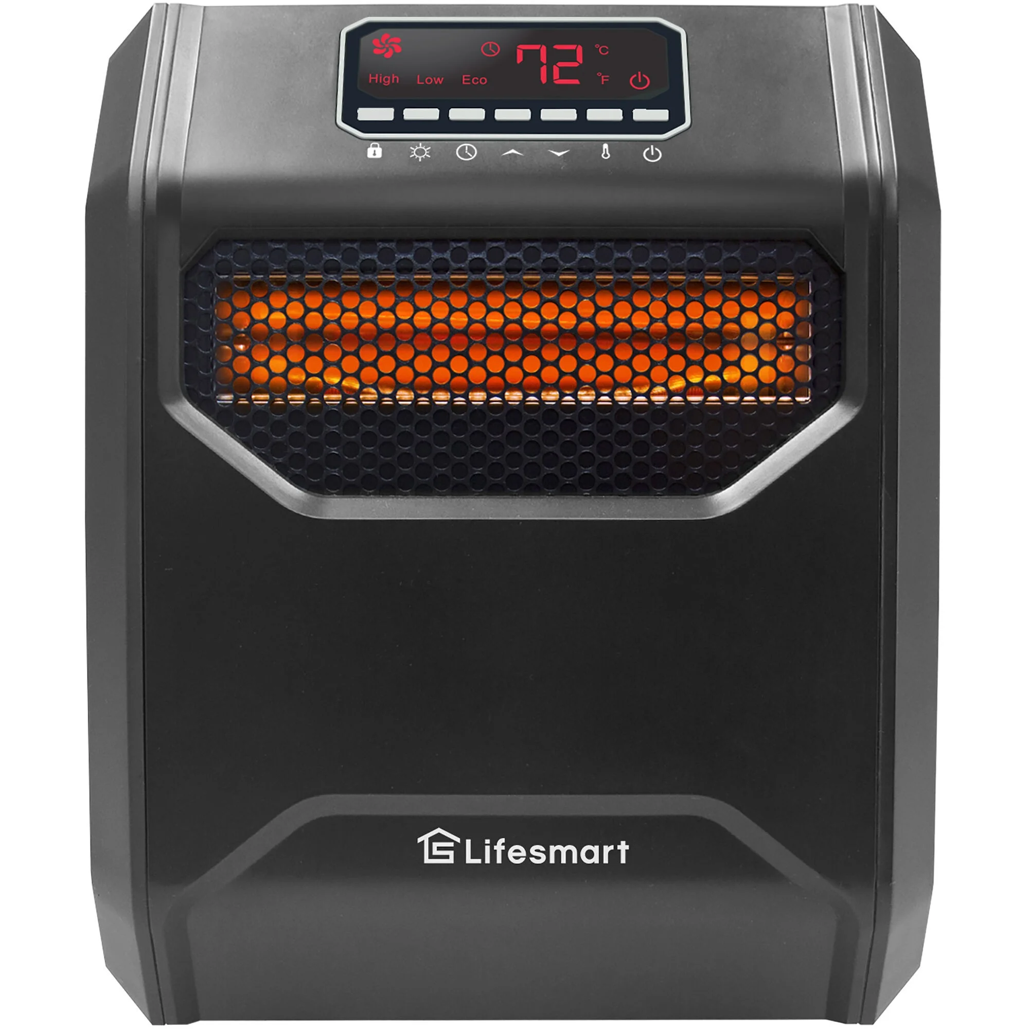 LifeSmart LifePro 1500W 6 Element Infrared Large Room Space Heater w/Remote New