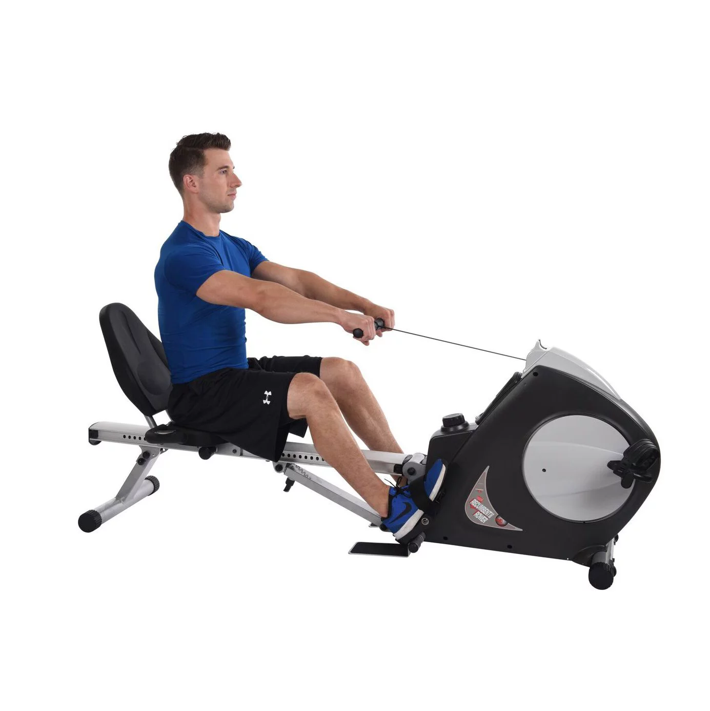 Stamina Conversion 2 in 1 Recumbent Exercise Bike and Rower Machine, Magnetic Resistance, 250 lb. Weight Limit