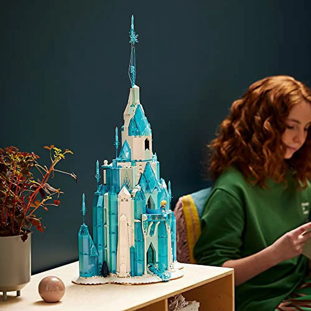 LEGO Disney The Ice Castle 43197 Building Toy Kit; A Gift That Inspires Independent Princess Play; New 2021 (1,709 Pieces)