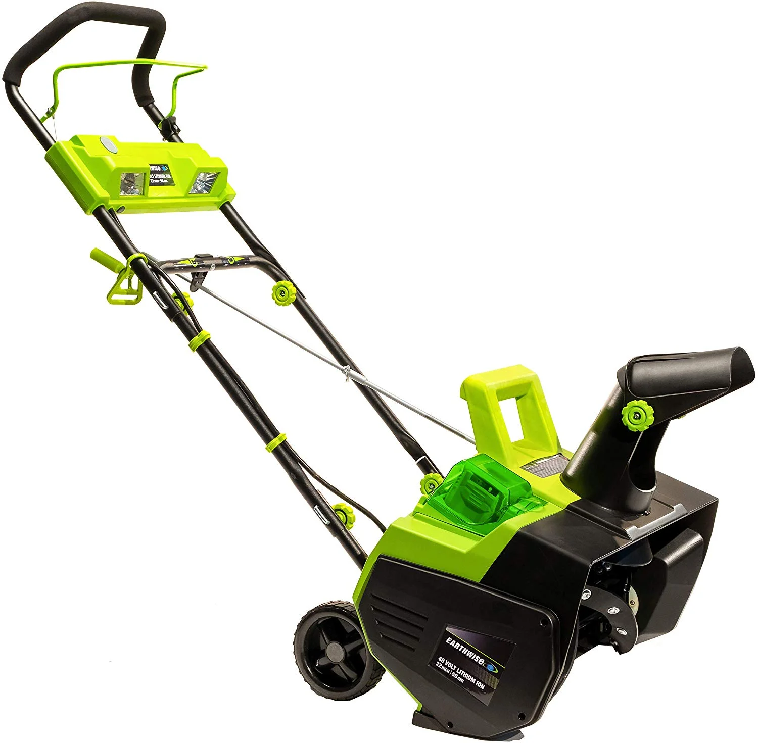 Earthwise SN74022 22-Inch 40-Volt Cordless Snow Thrower, (4.0Ah Battery & Charger Included)