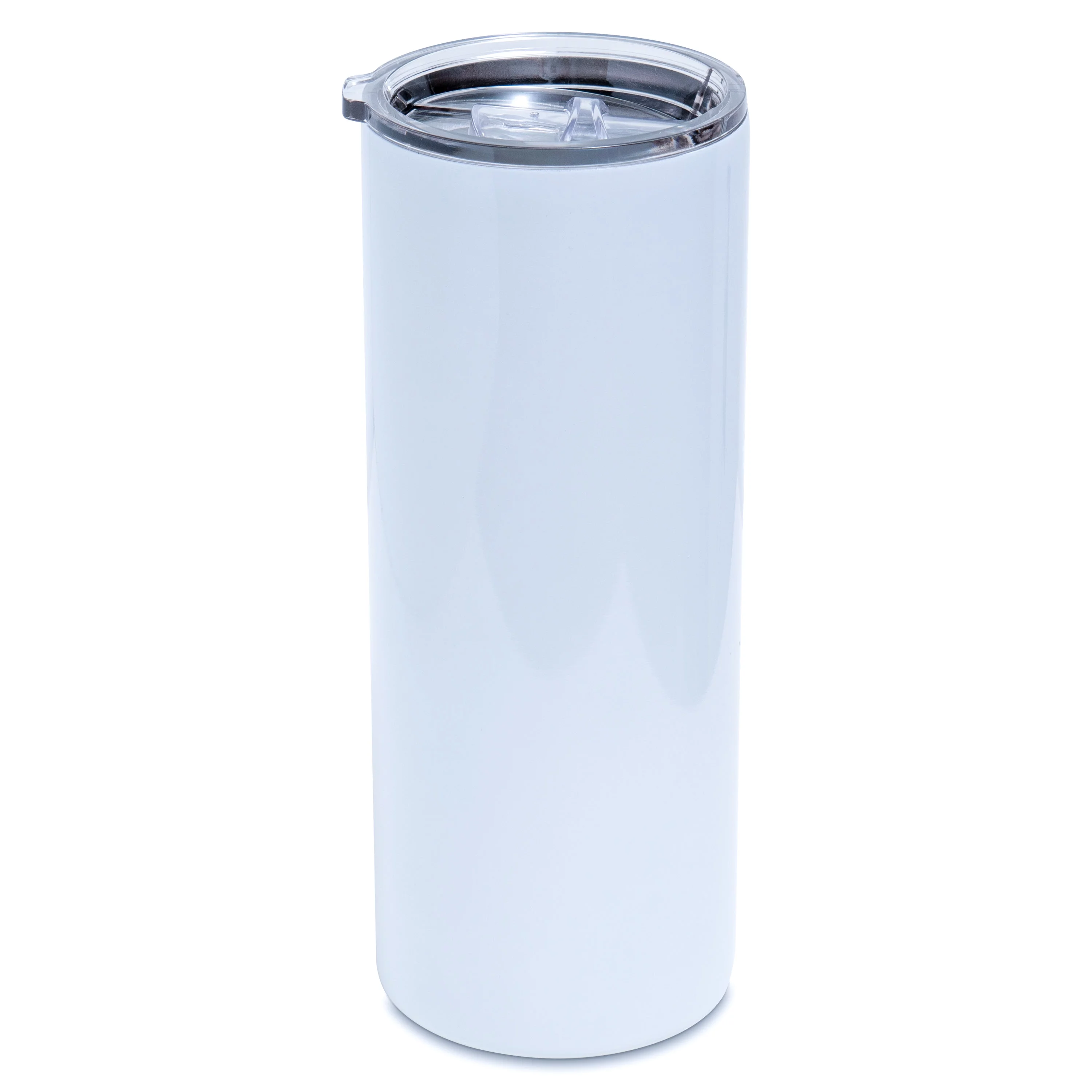 Makerflo 30 oz, 25 Pack, Thick Sublimation Blank Tumblers, White Color