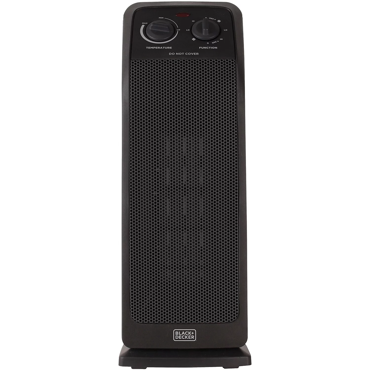 BLACK+DECKER Infrared Radiant Quartz 1500W Tower Heater, Indoor, Black