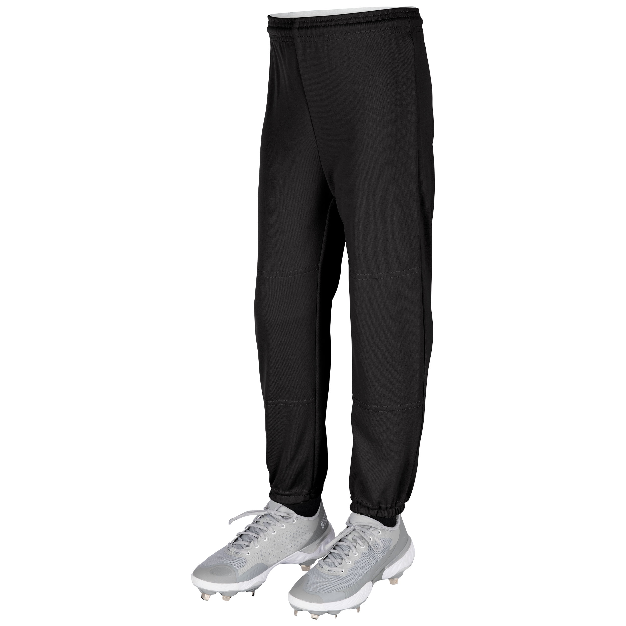 CHAMPRO Rookie Pull-Up Baseball Pants, Youth Large, Black