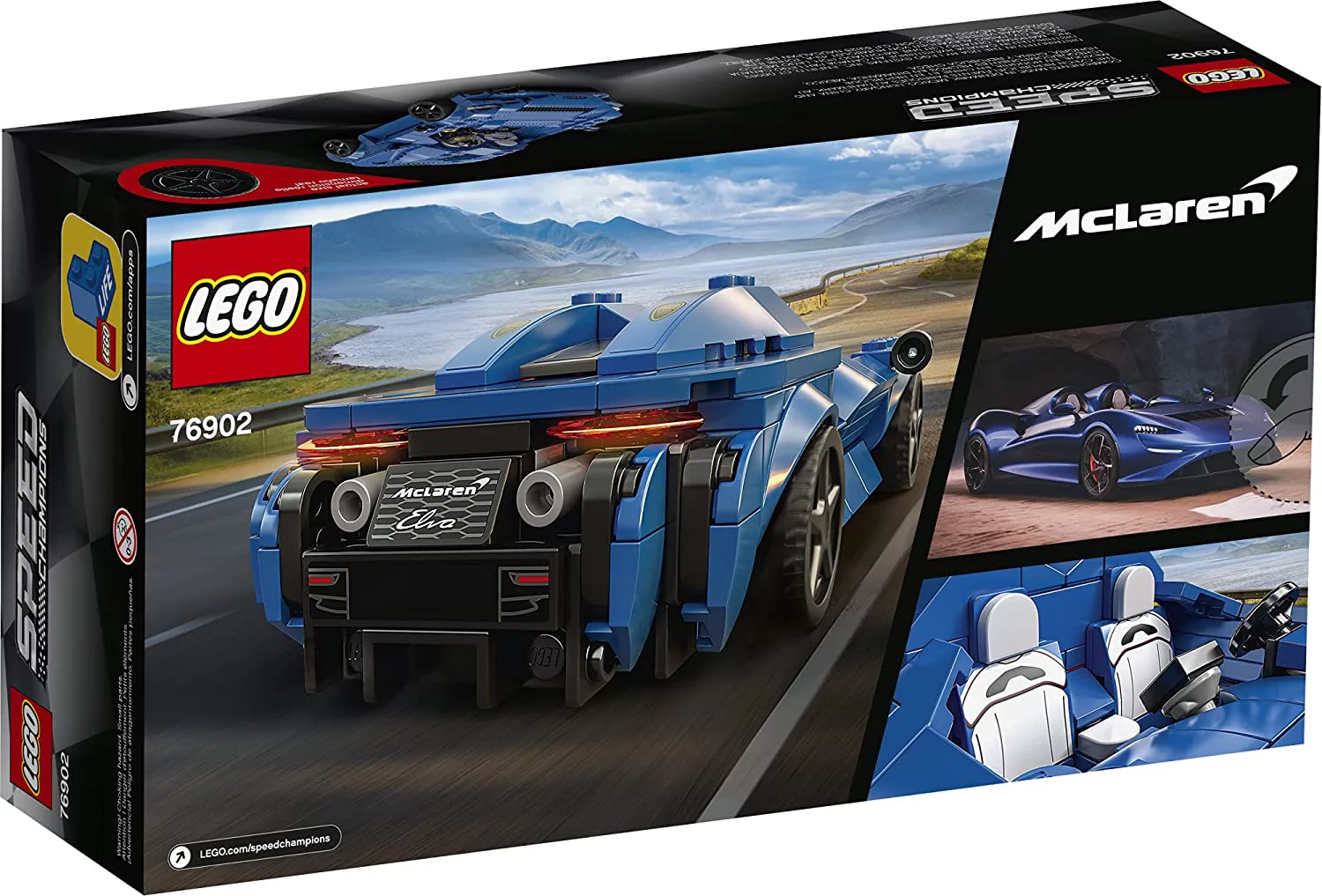 LEGO Speed Champions McLaren Elva 76902 Building Kit; Top Toy Car; Cool Toy for Kids; New 2021 (263 Pieces)