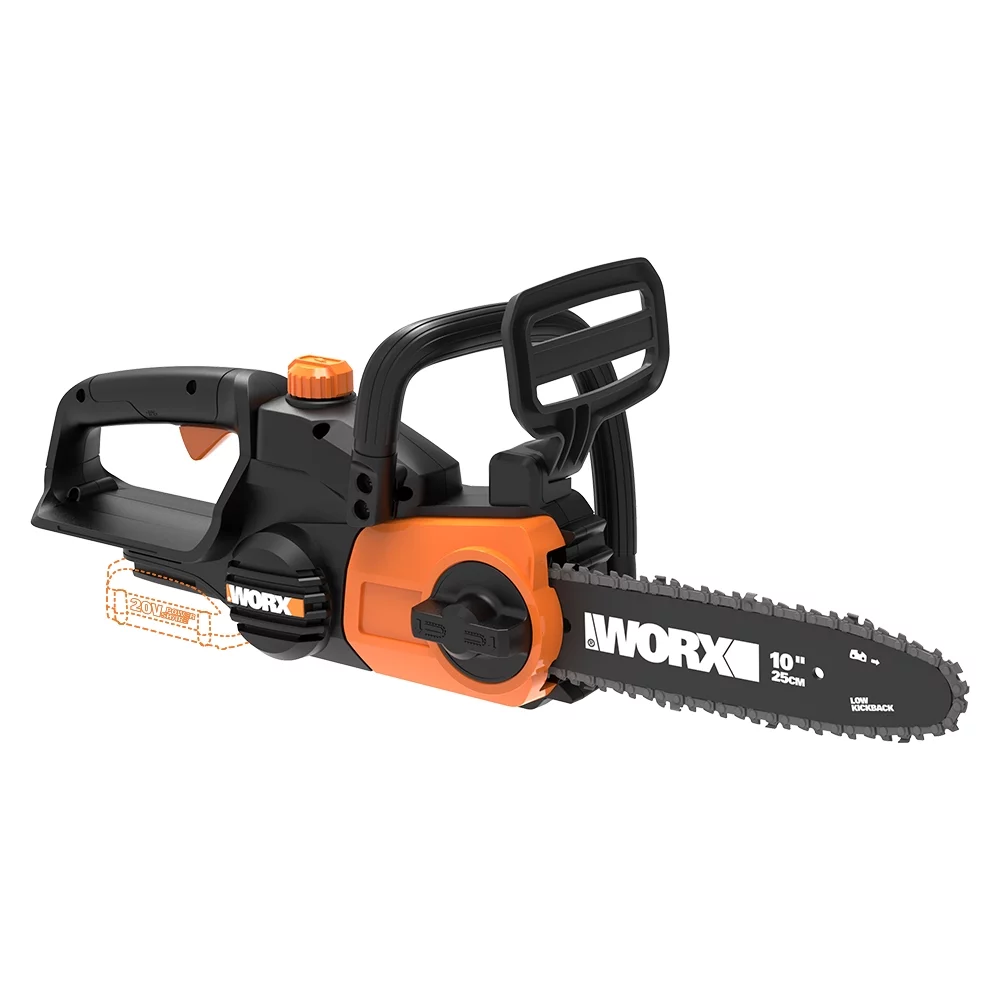 Worx WG322.9 20V Power Share 10″ Cordless Chainsaw with Auto-Tension (Tool Only)