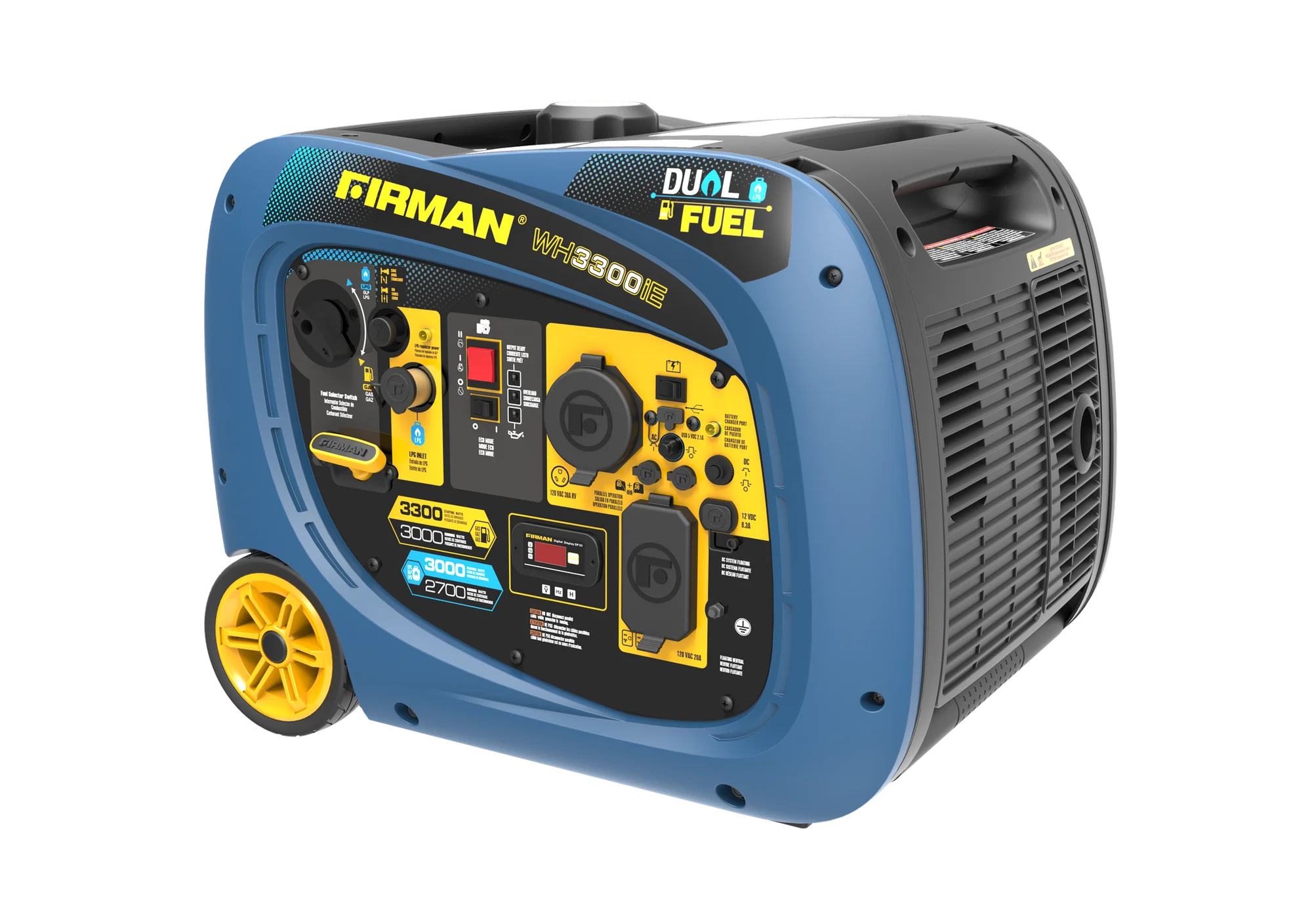 Firman WH03042 Portable 3,300 Watt Liquid Propane/3,650 Watt Gas Generator