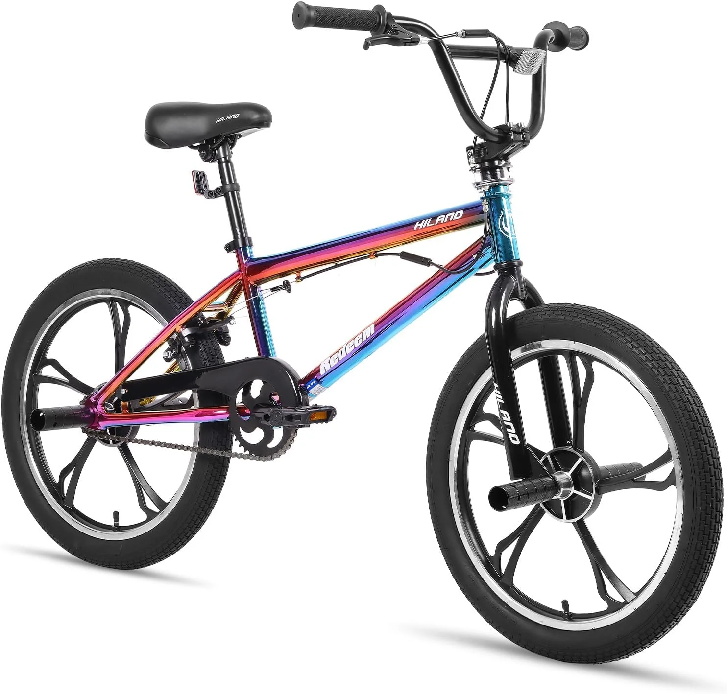 Hiland 20 Inch 3 5 Spoke Kids BMX Bike for Boys Girls Ages 7-13, Kid’s BMX Bicycle,Multiple Colors