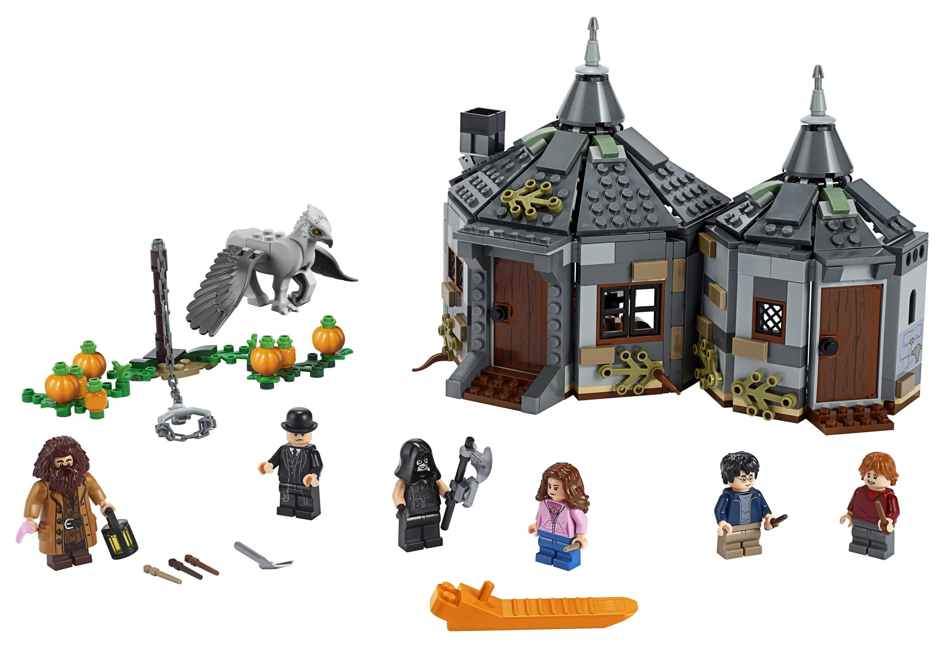 LEGO Harry Potter Hagrid’s Hut: Buckbeak’s Rescue 75947 Building Set (496 Pieces)