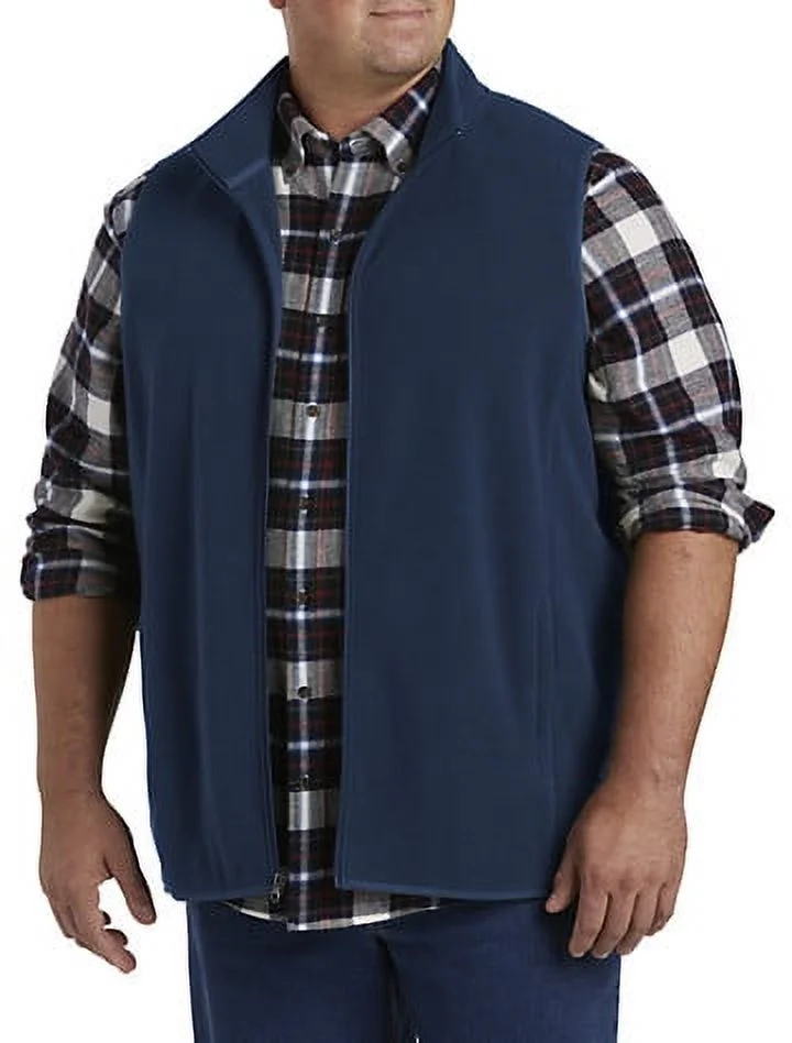 Big + Tall Essentials by DXL Full-Zip Polar Fleece Vest