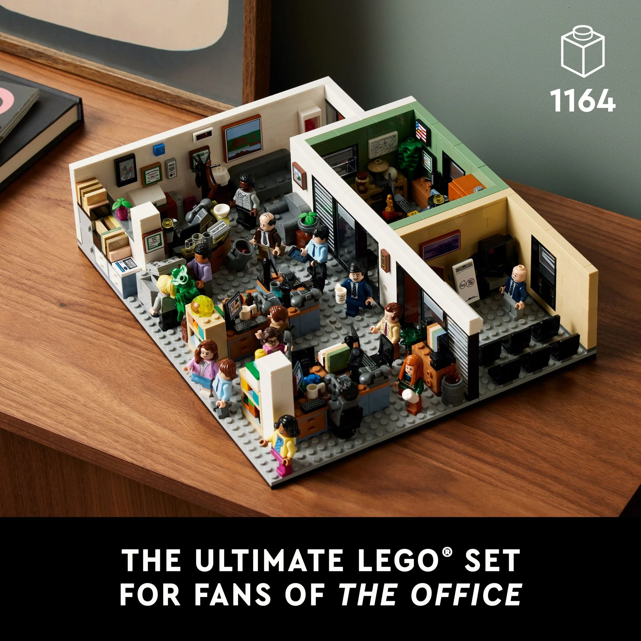 LEGO Ideas The Office 21336 US TV Show Series Dunder Mifflin Scranton Model Building Set, 15 Characters Minifigures, Iconic Gift for Adults and Teens