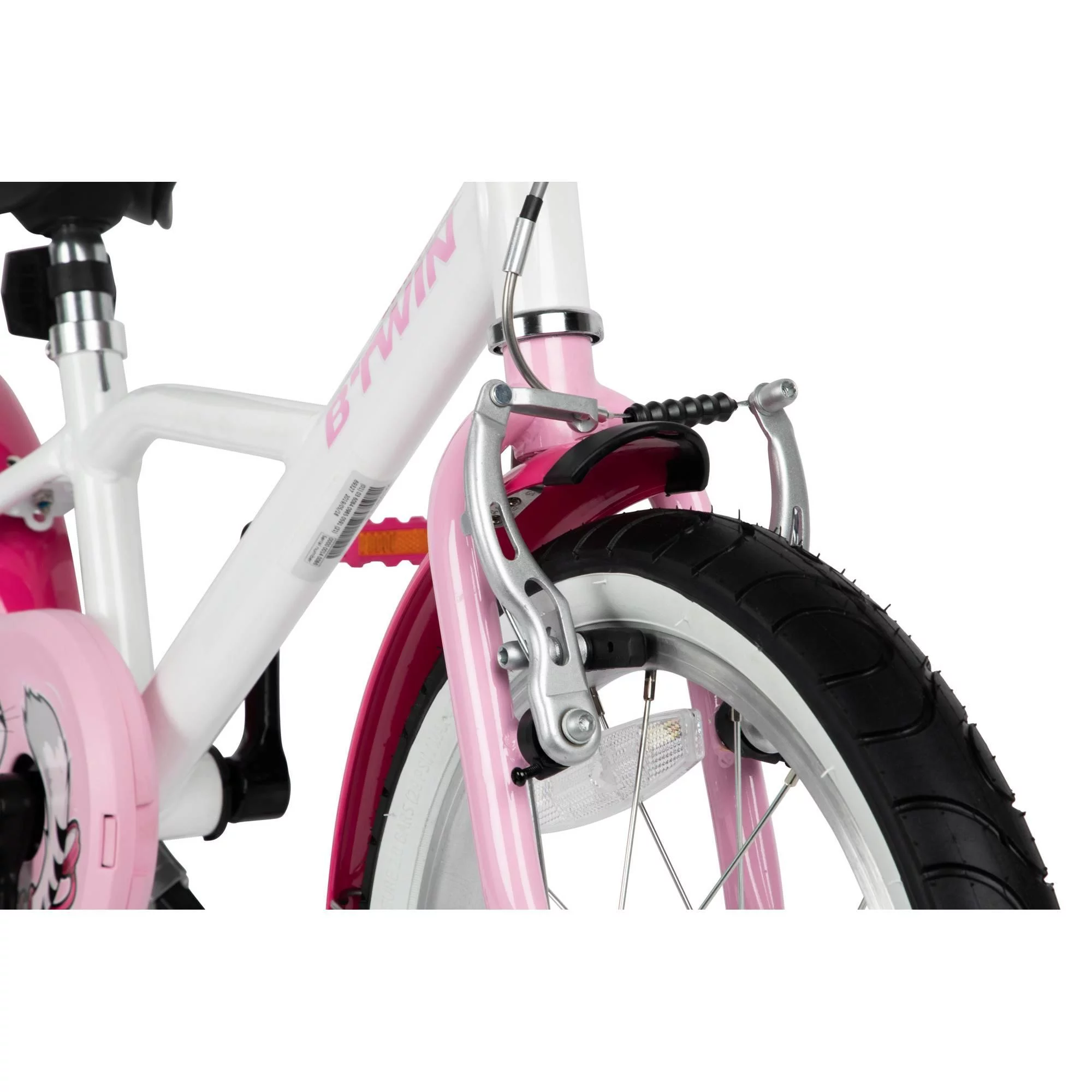 Decathlon Btwin HYC500, Girls’ Hybrid Bike, 16″ Kids 3’7″ to 4’0″