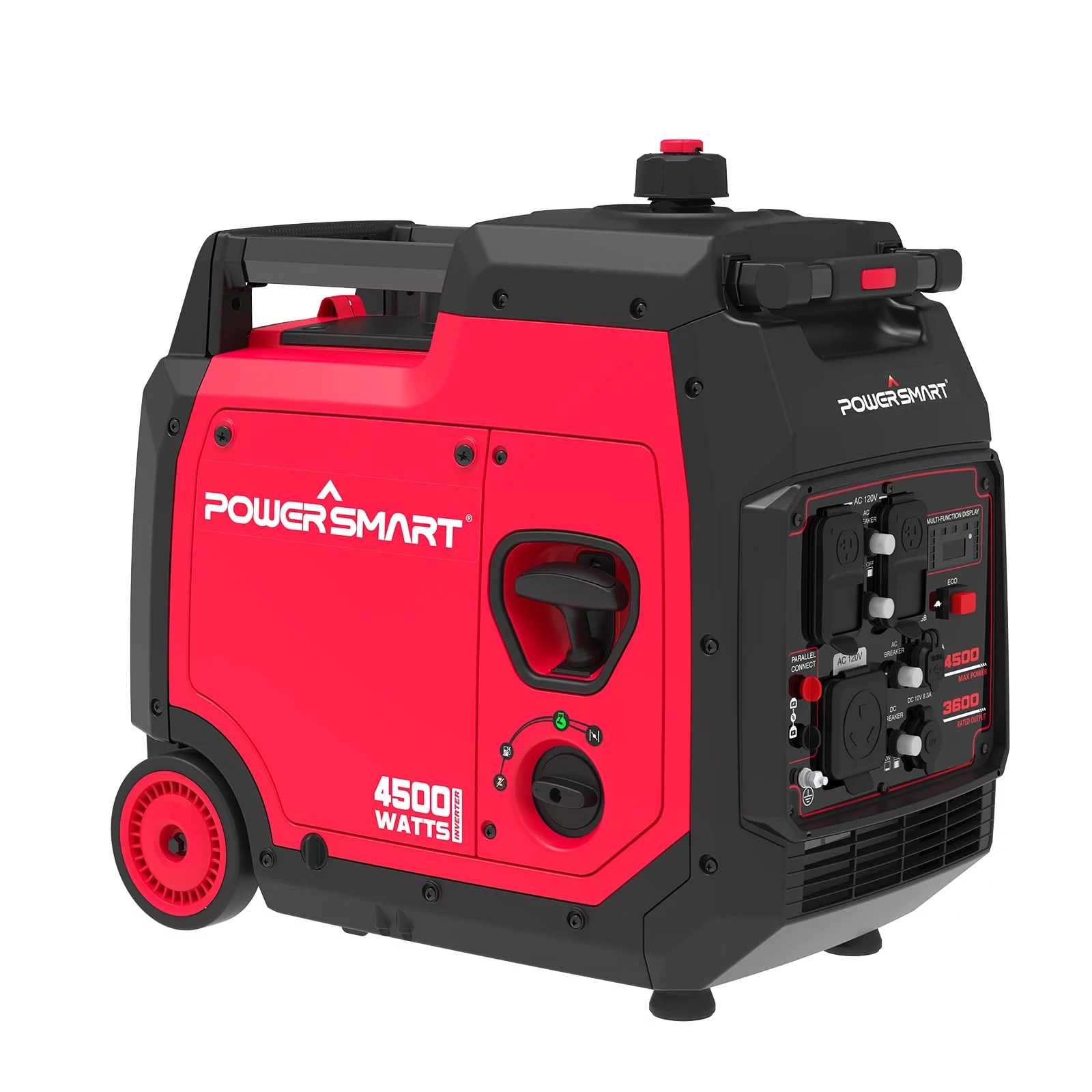 PowerSmart 4500 Watt Portable Inverter Gas Generator, Outdoor, Low Noise