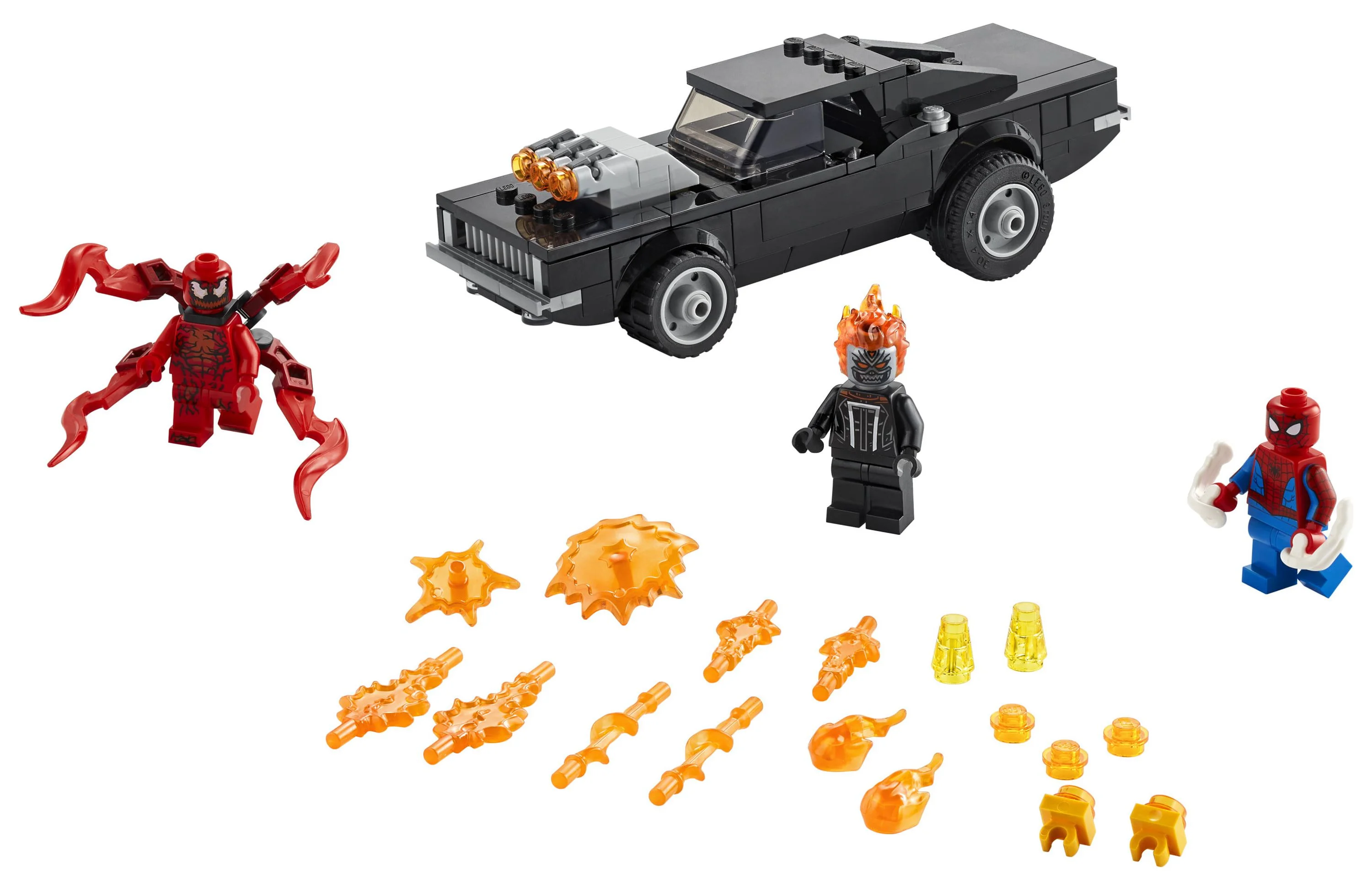 LEGO Marvel Spider-Man: Spider-Man and Ghost Rider vs. Carnage 76173 Collectible Building Toy (212 Pieces)