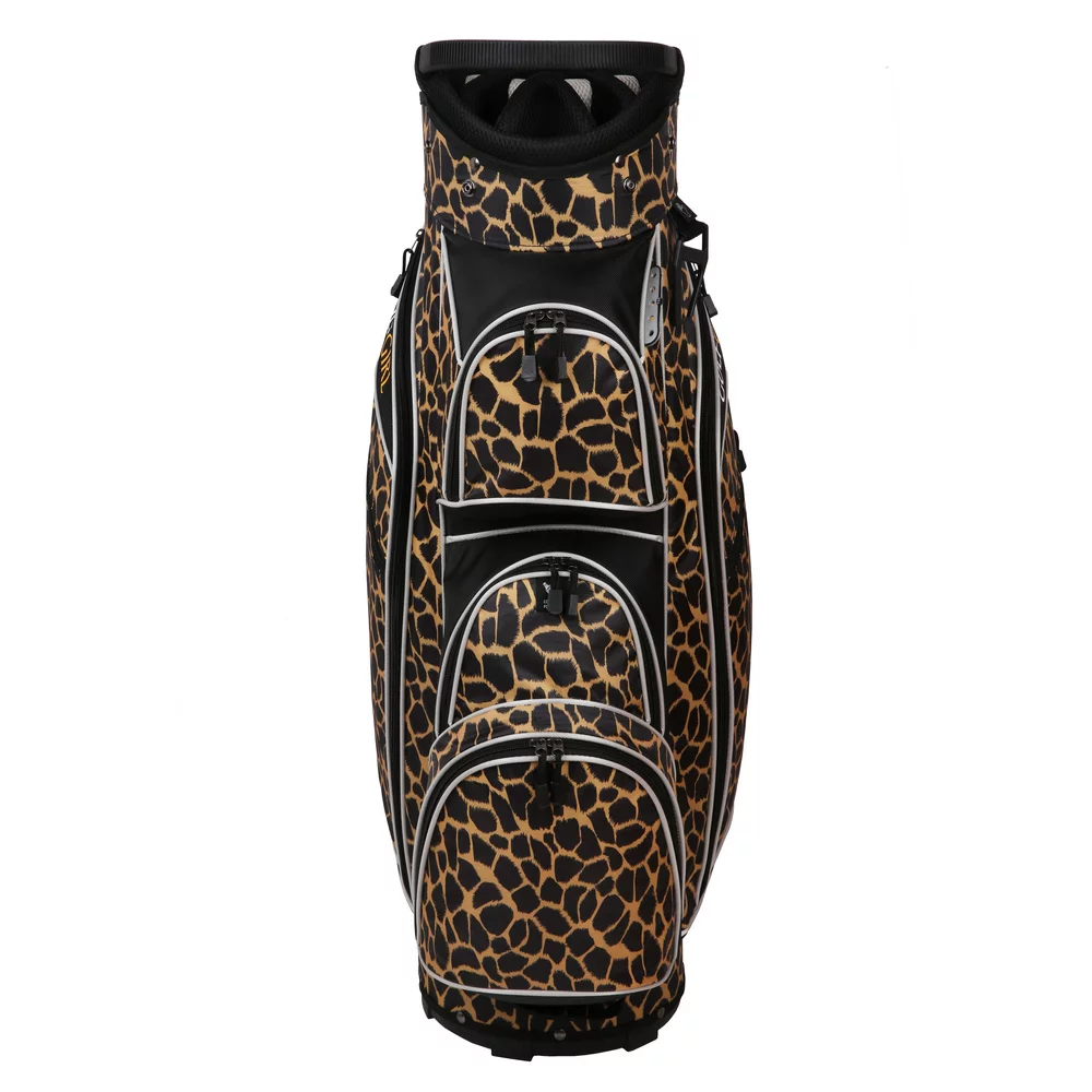 Golf Girl Ladies 14 Way Cart Bag – Leopard Skin