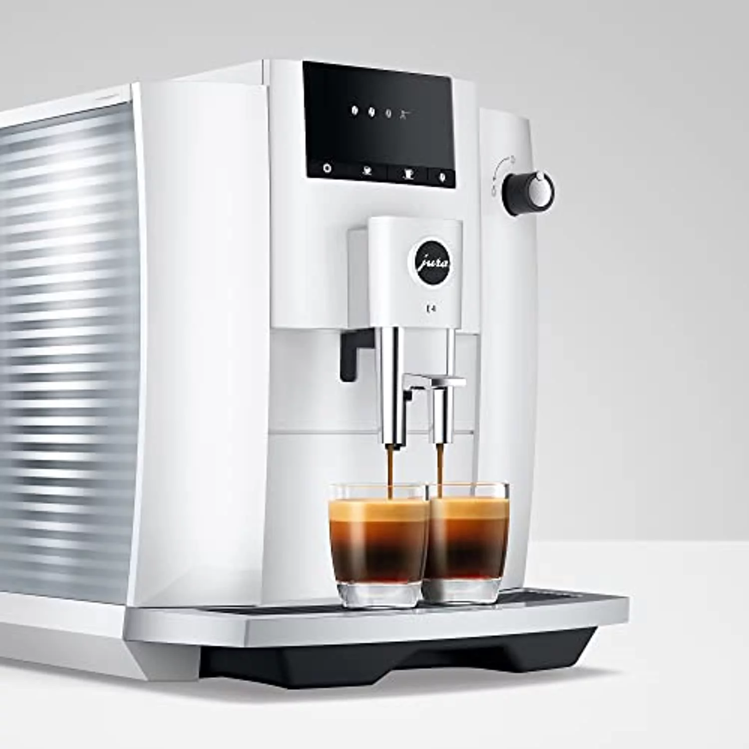 Jura E4 Piano Black Automatic Coffee Machine