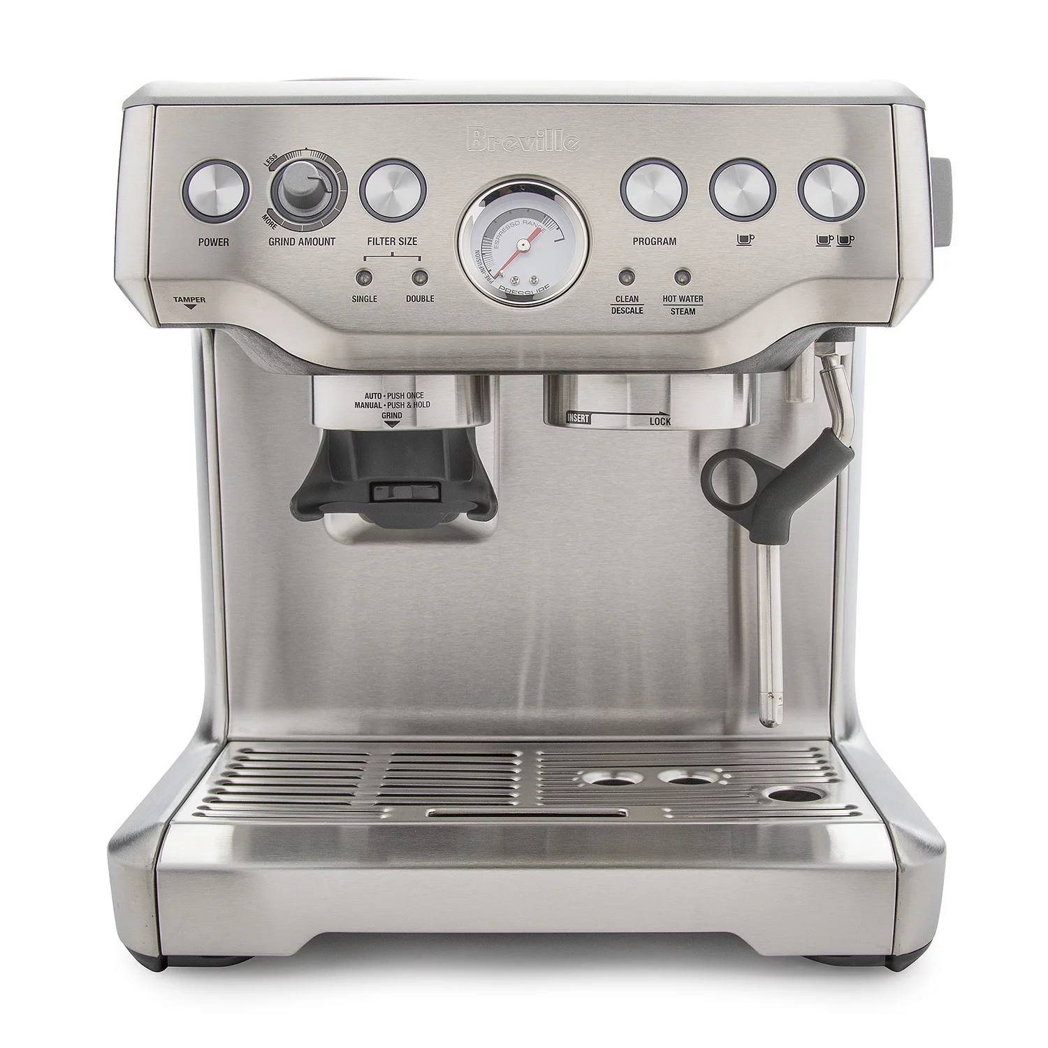 Breville BES870XL the Barista Express – Coffee machine with cappuccinatore – 15 bar – stainless steel