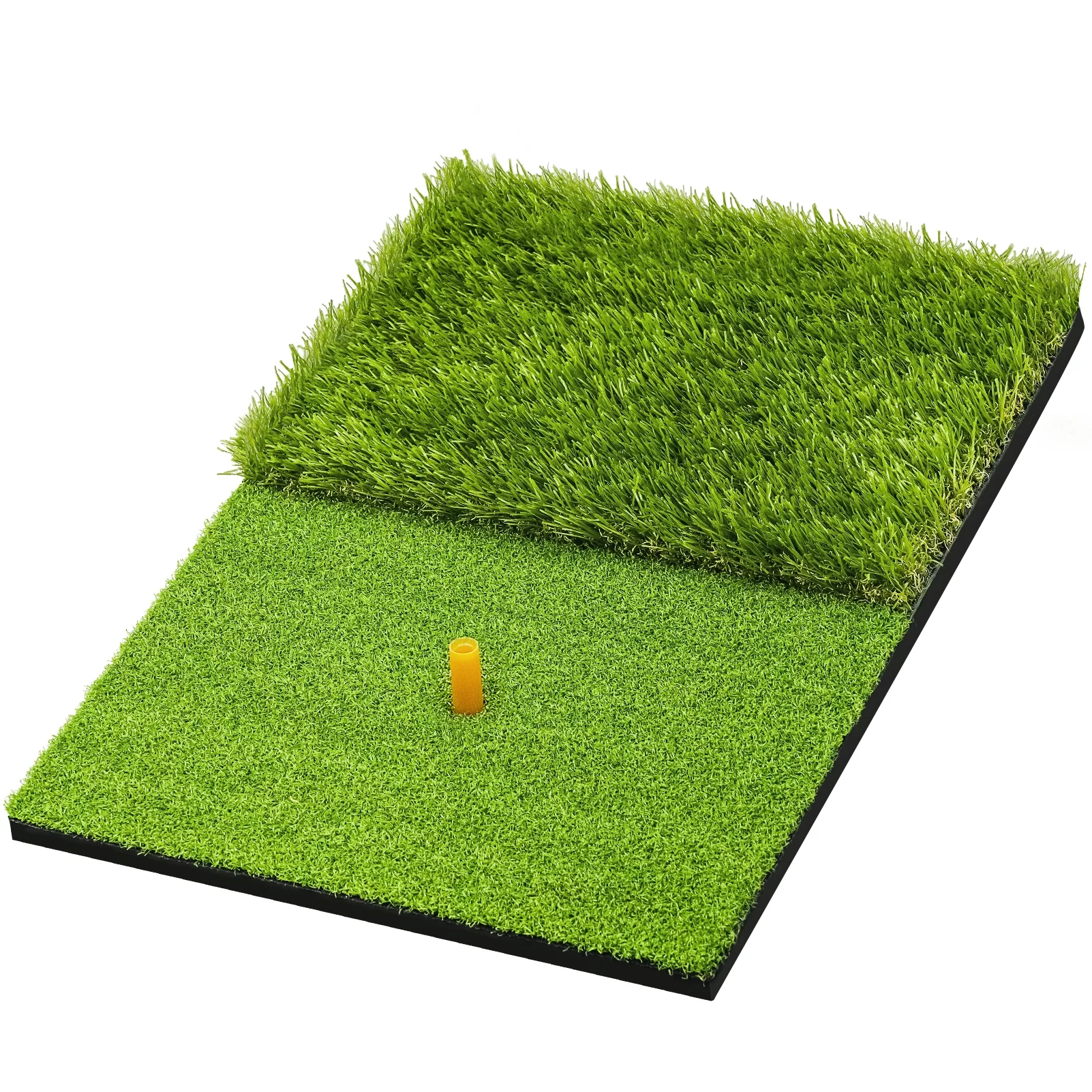 SAPLIZE Foldable Golf Hitting Mat, Portable Golf Practice Grass Mat for Indoor/Outdoor, Anti-Deformation