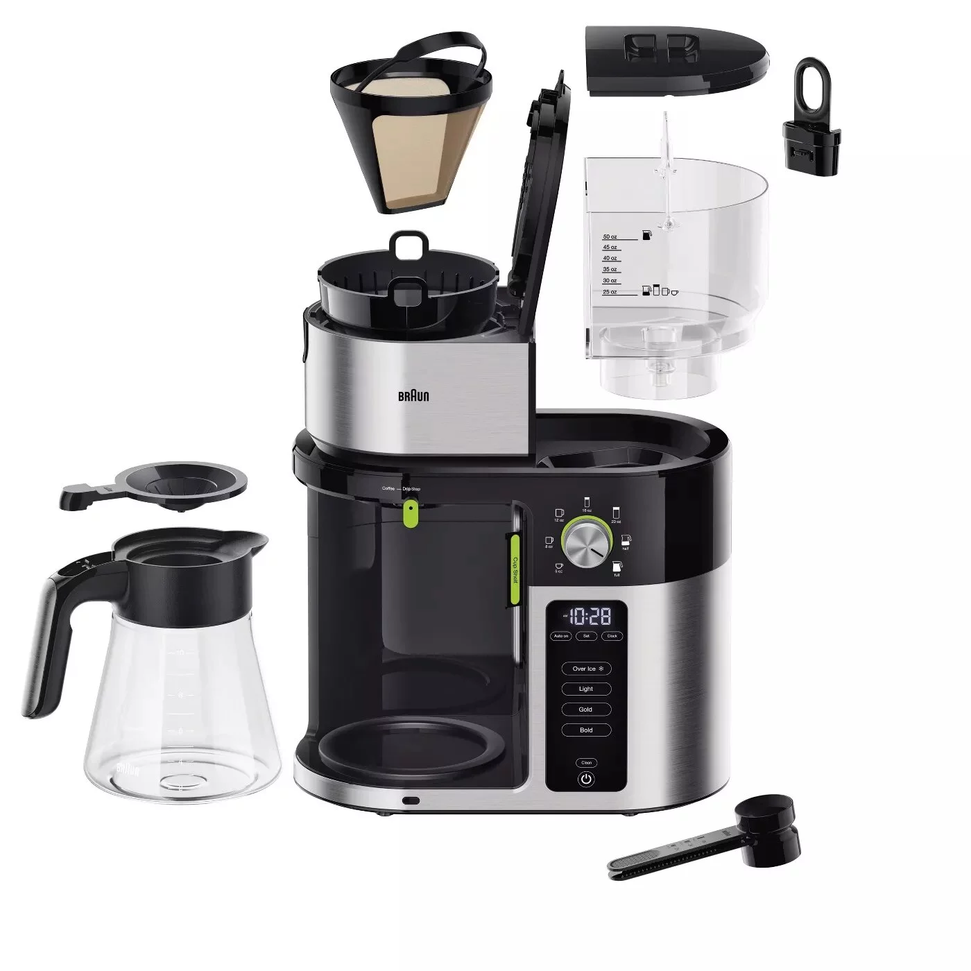 Braun MultiServe Drip Coffee Maker, Black – KF9050