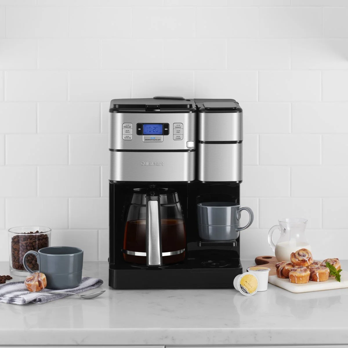 Cuisinart Grind & Brew 12 Cup Automatic Coffee Center, SS-GB1