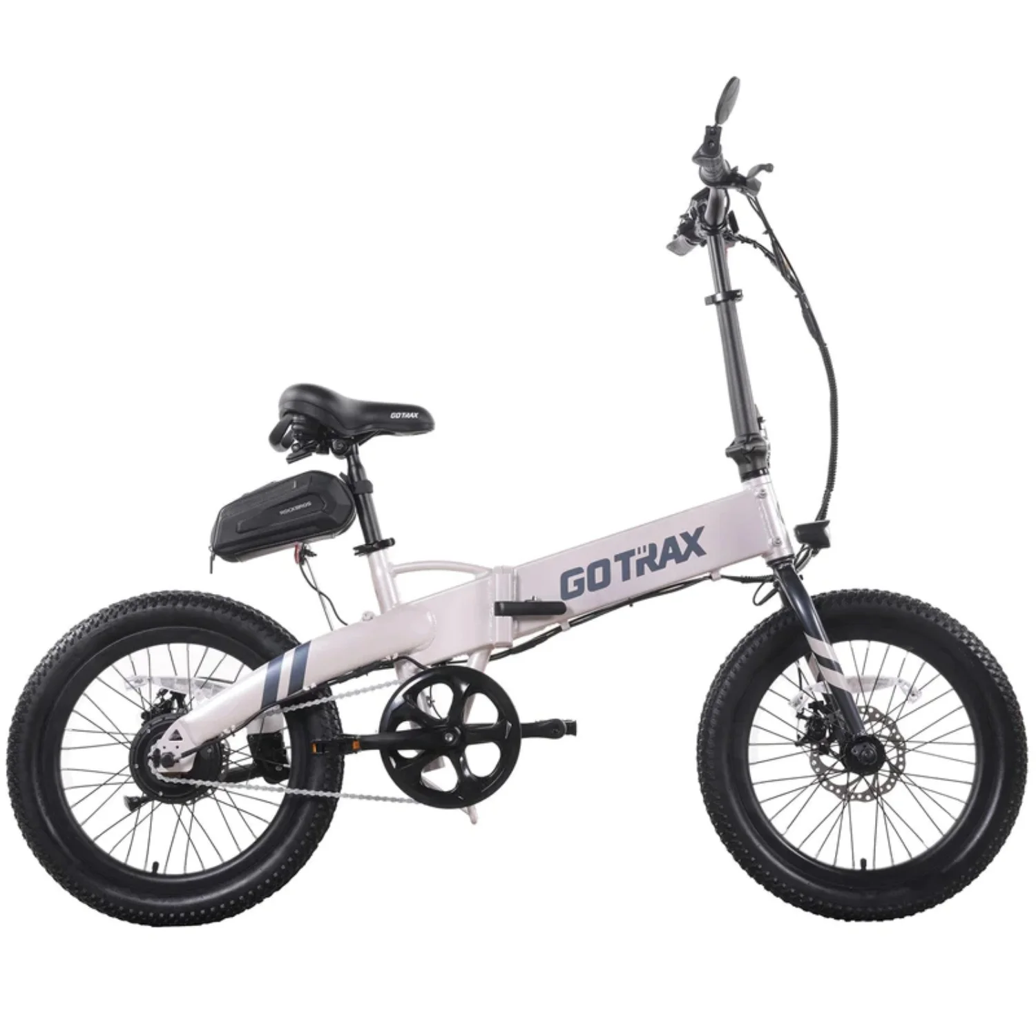 GOTRAX F1V2 Electric Bike for Adults, 350W Motor/20″ Tire/48V/50 Mile/20Mph, 300lbs Load Folding Adult E-Bike, Black