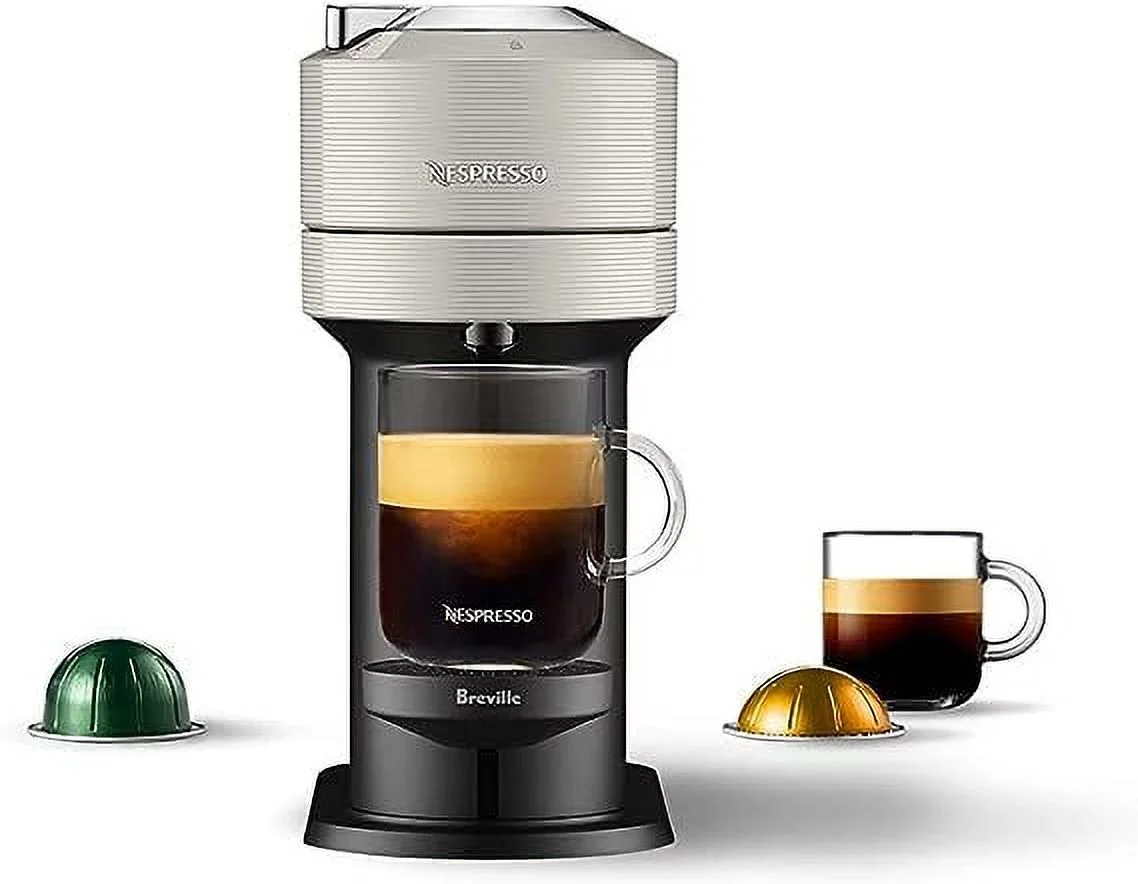 Open Box Breville Nespresso Vertuo Next Coffee Espresso BNV520GRY1BUC1 – Light Grey