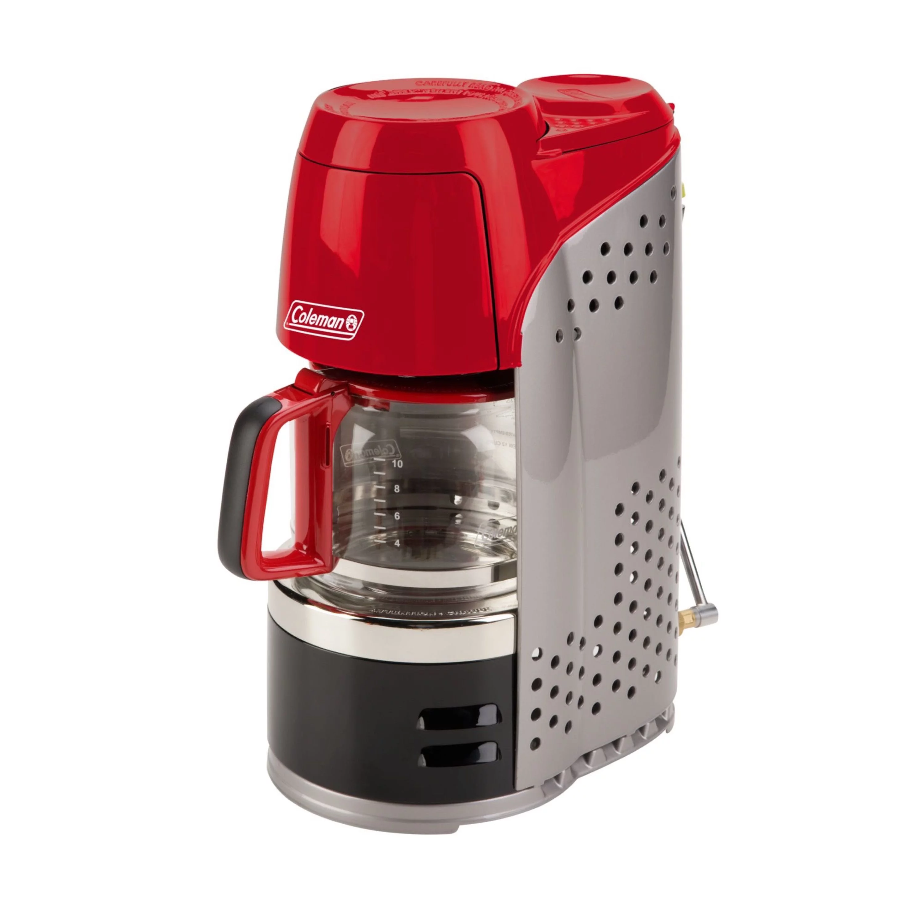 Coleman QuikPot Portable Propane Coffee Maker, Red