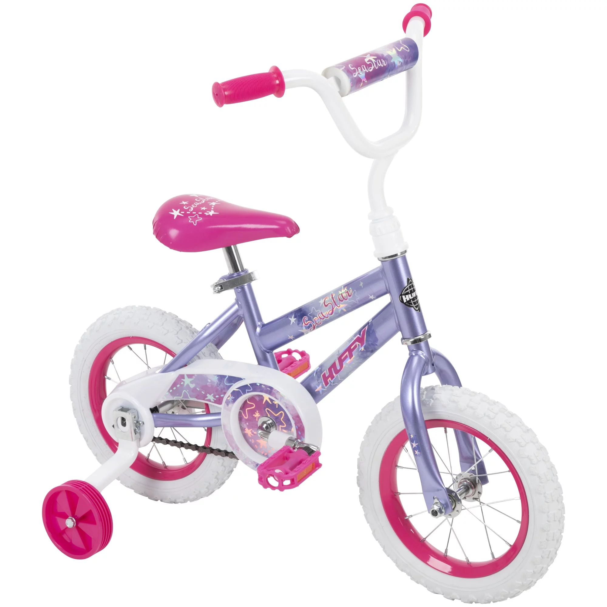 Huffy 12 In. Sea Star Girl’s Sidewalk Bike, Lilac Purple