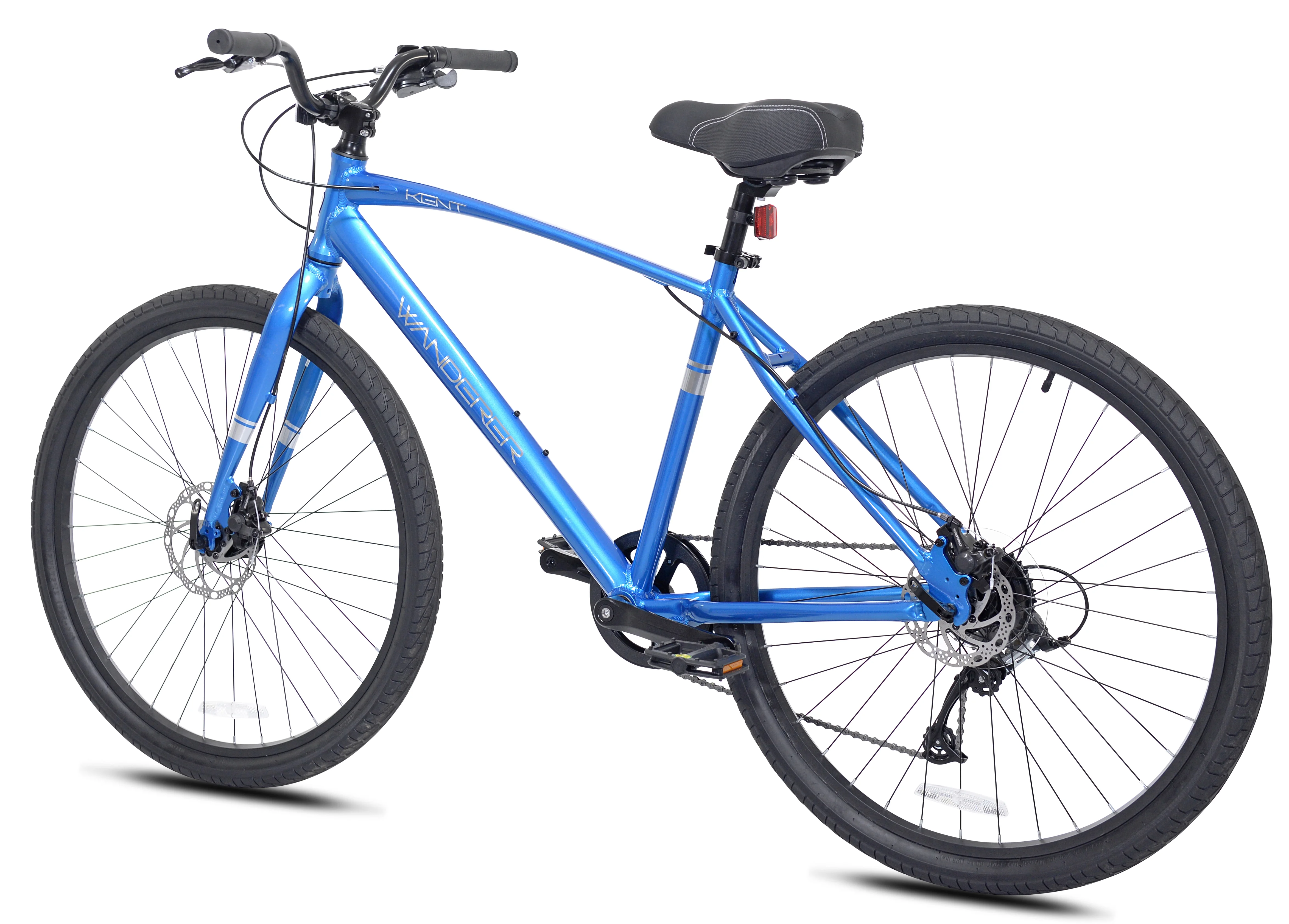 Kent Bicycles 27.5 in. Wanderer Men’s Aluminum All-Terrain Bicycle, Blue