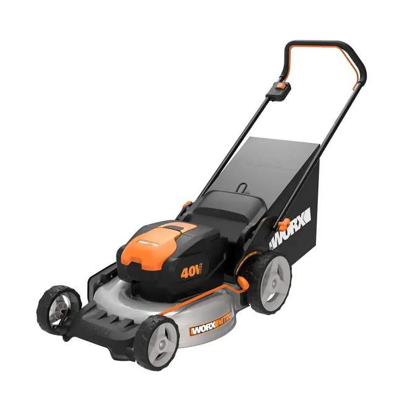 Worx Nitro WG751.3 40V Power Share PRO 4.0Ah 20″ Cordless Push Lawn Mower, Battery and Charger Included