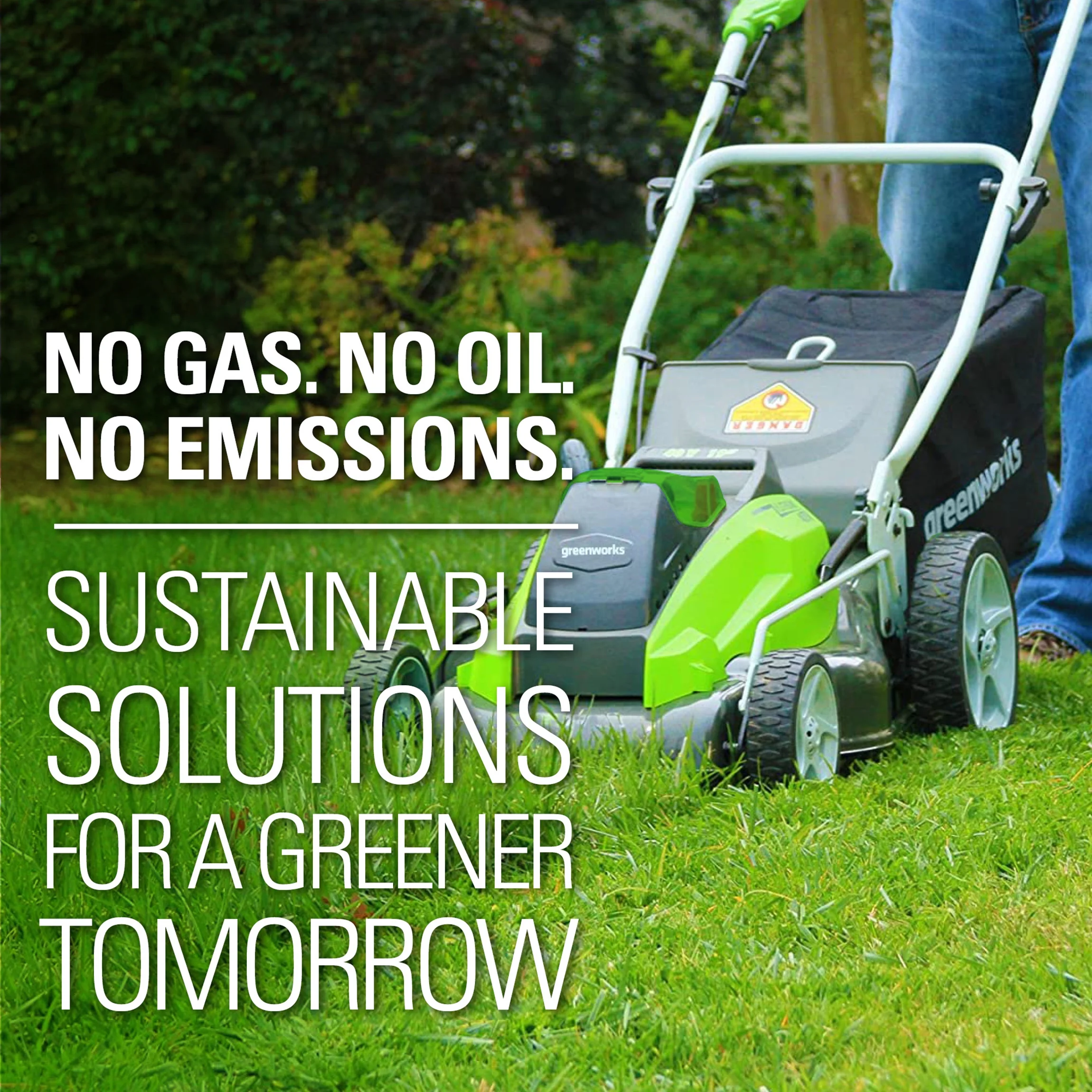 Greenworks 40V 19″ Brushless Walk-Behind Lawn Mower with 4.0 Ah Battery & Charger 2524902