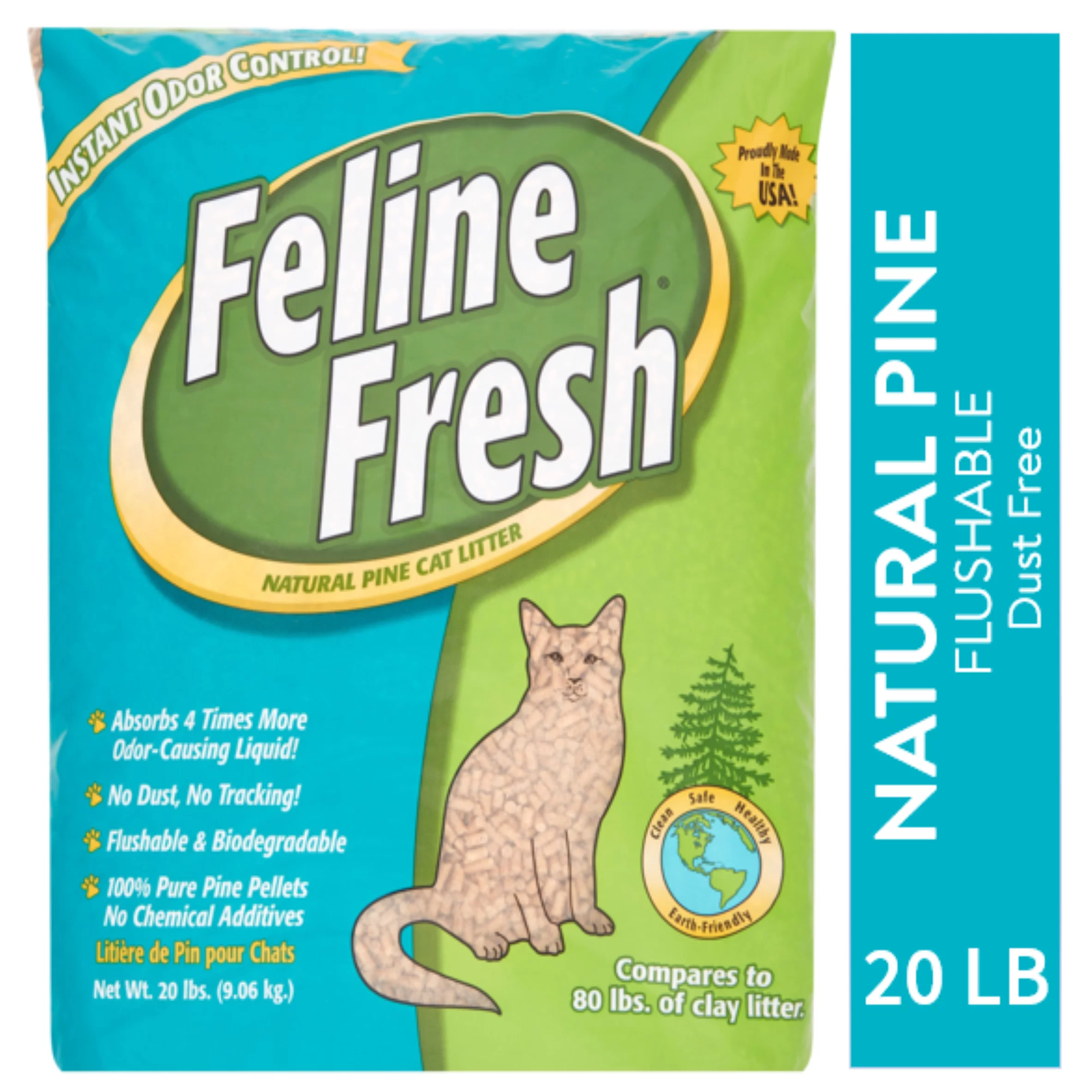 Feline Fresh Natural Pine Cat Litter, 20 lb.