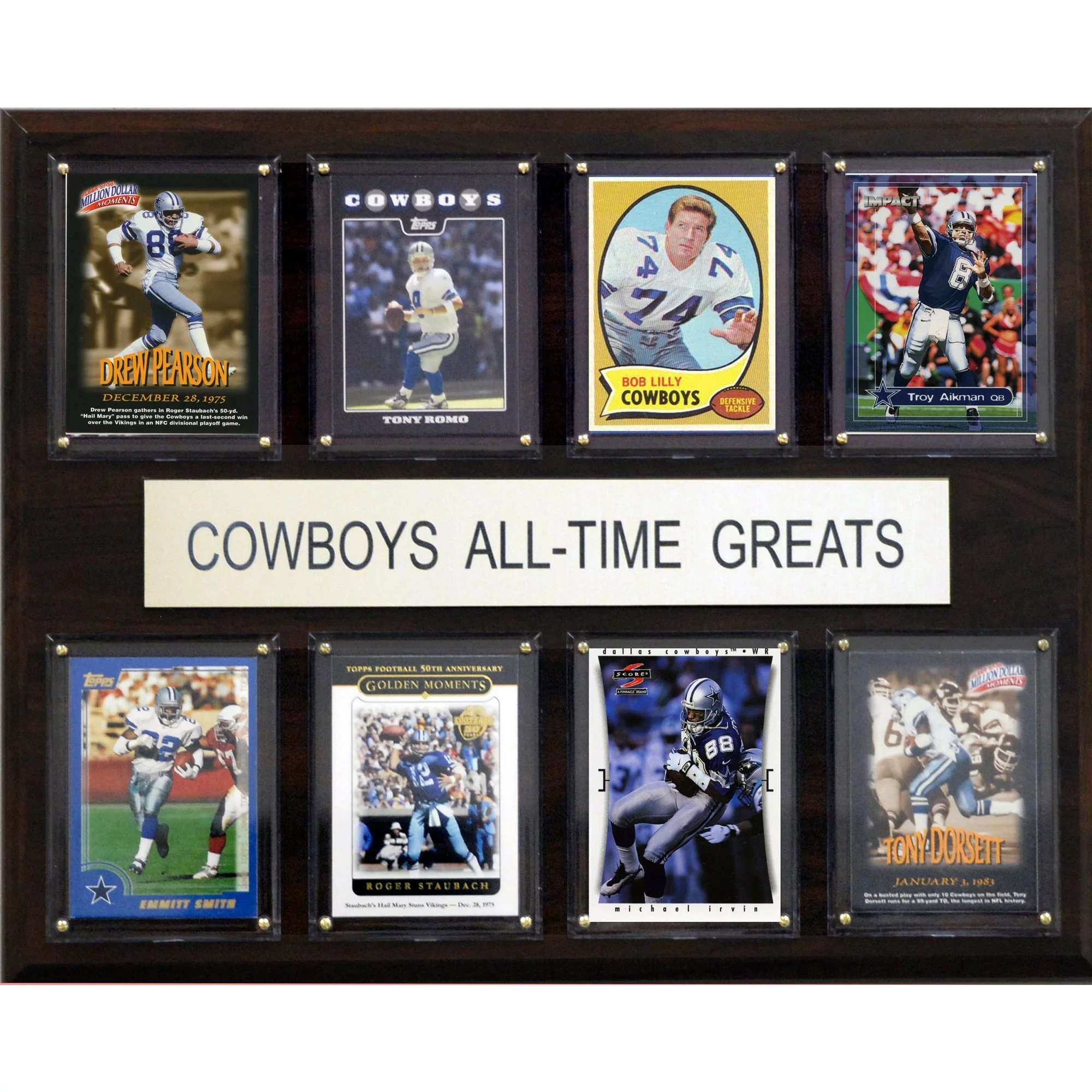 Dallas Cowboys 12” x 15” All-Time Greats Plaque