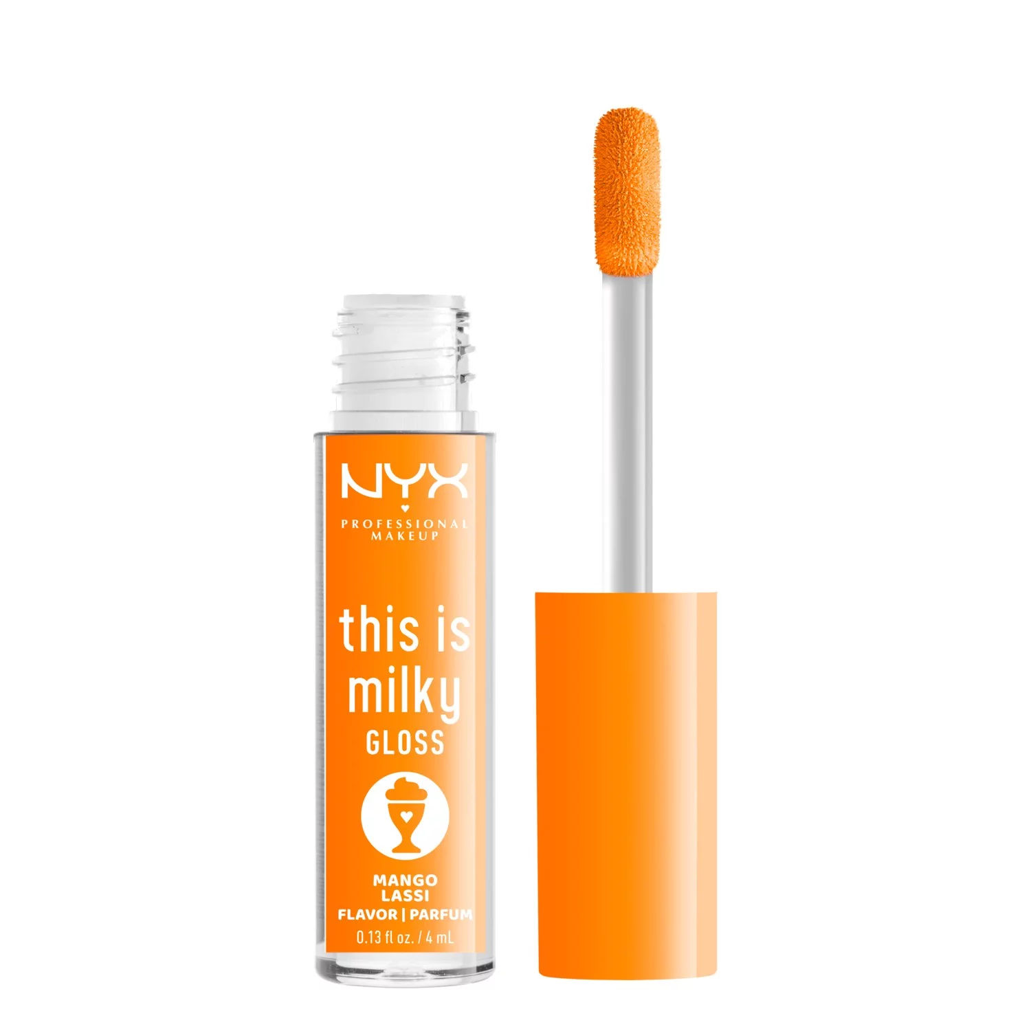 NYX Professional Makeup This Is Milky Gloss, Lip Gloss with 12 Hr Hydration, Milk N Hunny