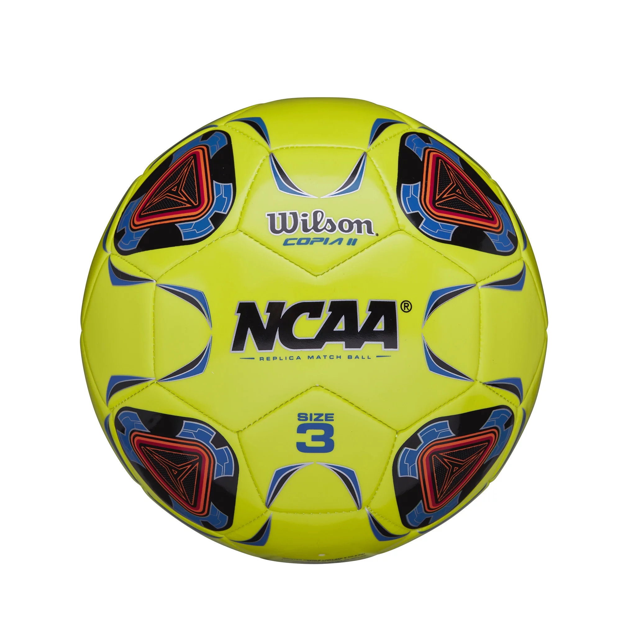 Wilson NCAA Copia II Soccer Ball, Size 5 – Optic Yellow