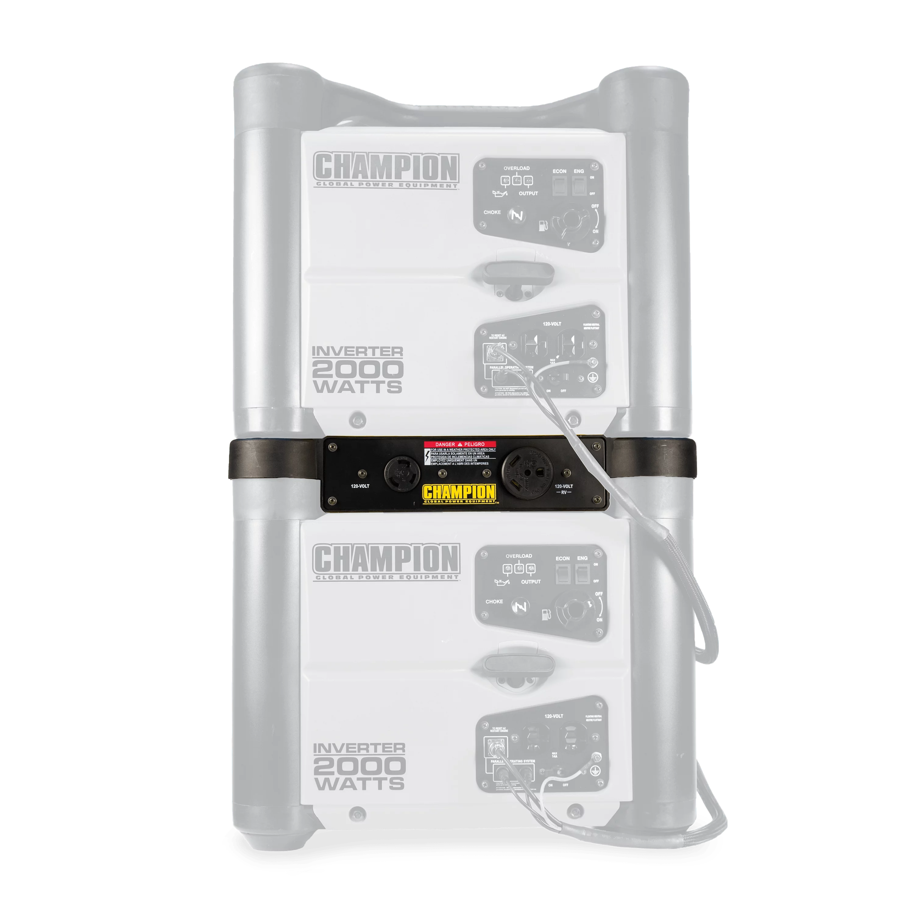 Champion Power Equipment 30-Amp RV Ready Black Parallel Kit for Linking Two Stackable 2000-Watt Inverter Generators