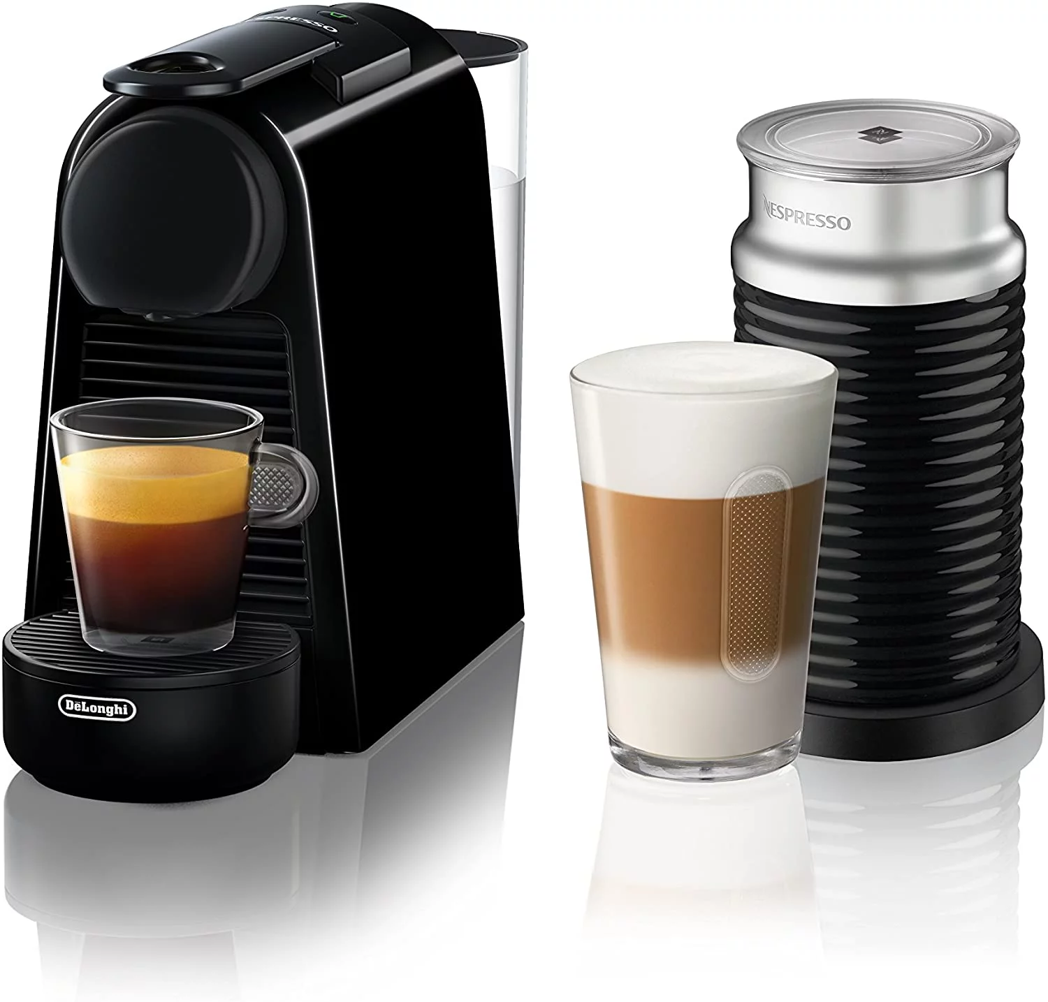 Nespresso Essenza Mini Coffee and Espresso Machine by De'Longhi 110ml Black