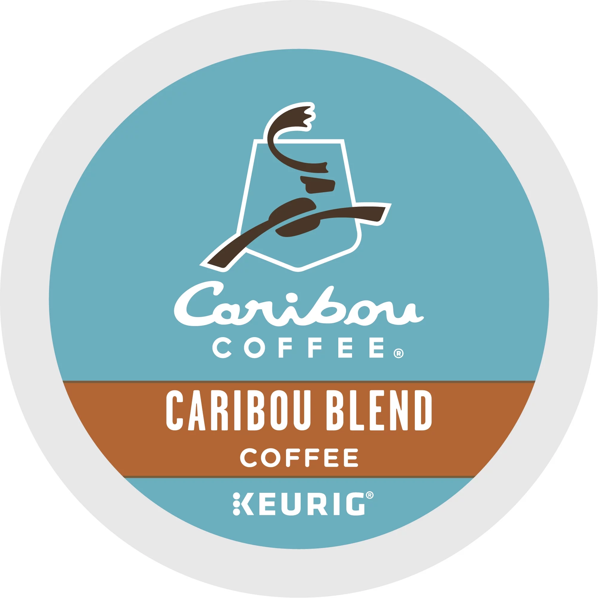 Caribou Coffee Caribou Blend, Keurig Single-Serve K-Cup Pods, Medium Roast Coffee, 32 Count