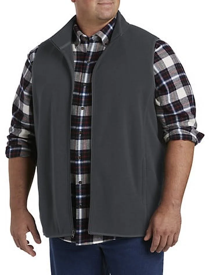 Big + Tall Essentials by DXL Full-Zip Polar Fleece Vest