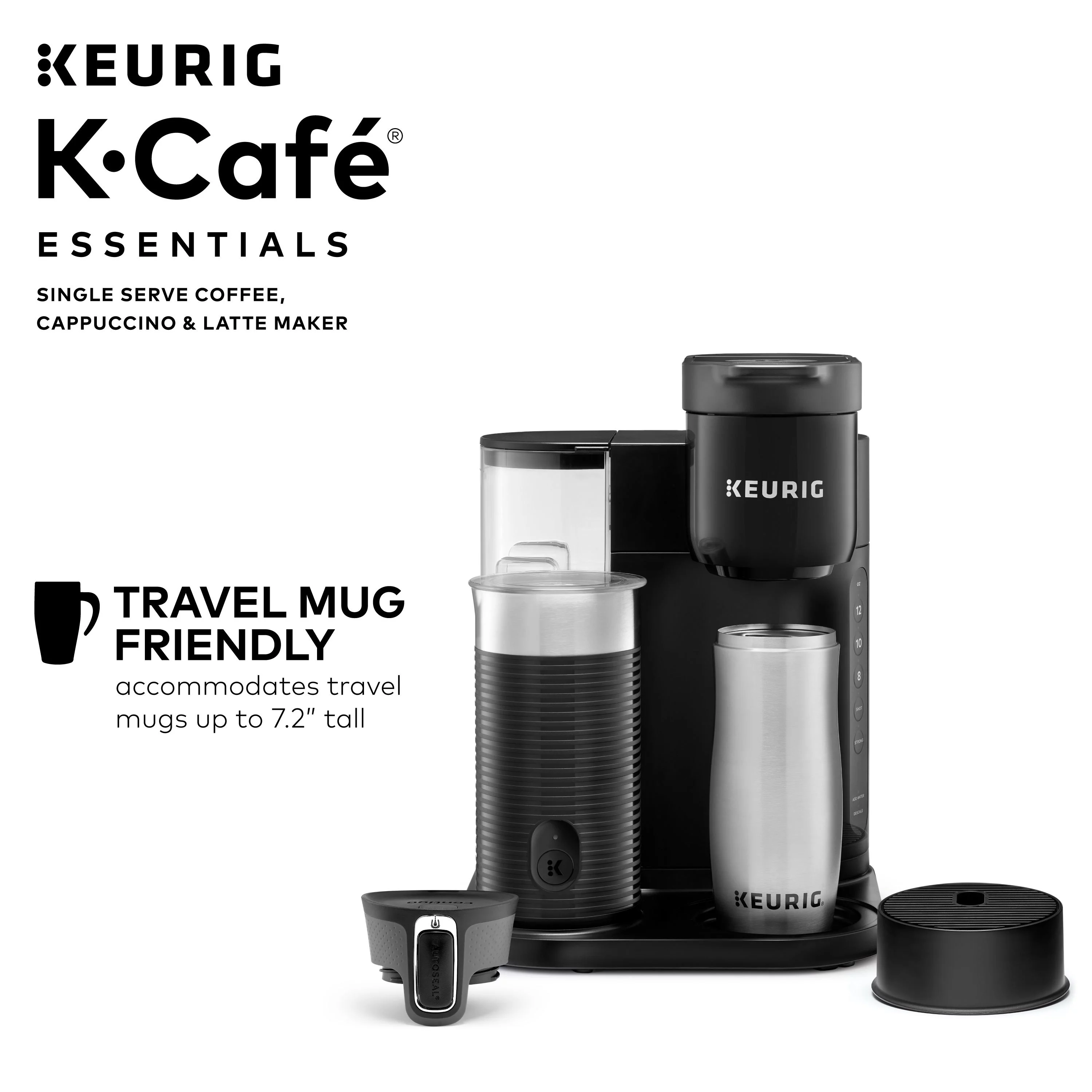 Keurig K-Caf?? Essentials Single Serve K-Cup Pod Coffee Maker, Black