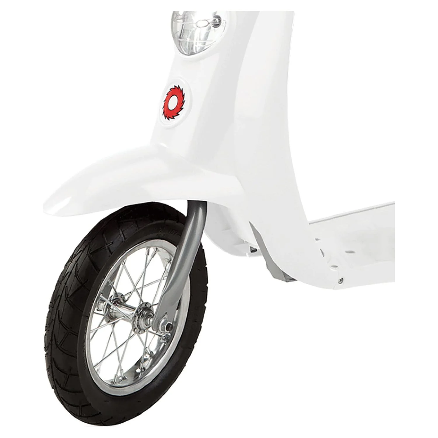 Razor Pocket Mod Electric Scooter – Bistro White, 24V Euro-Style Powered-Ride On, Vintage-Inspired Design, Underseat Hidden Storage, Up to 15 mph, Unisex