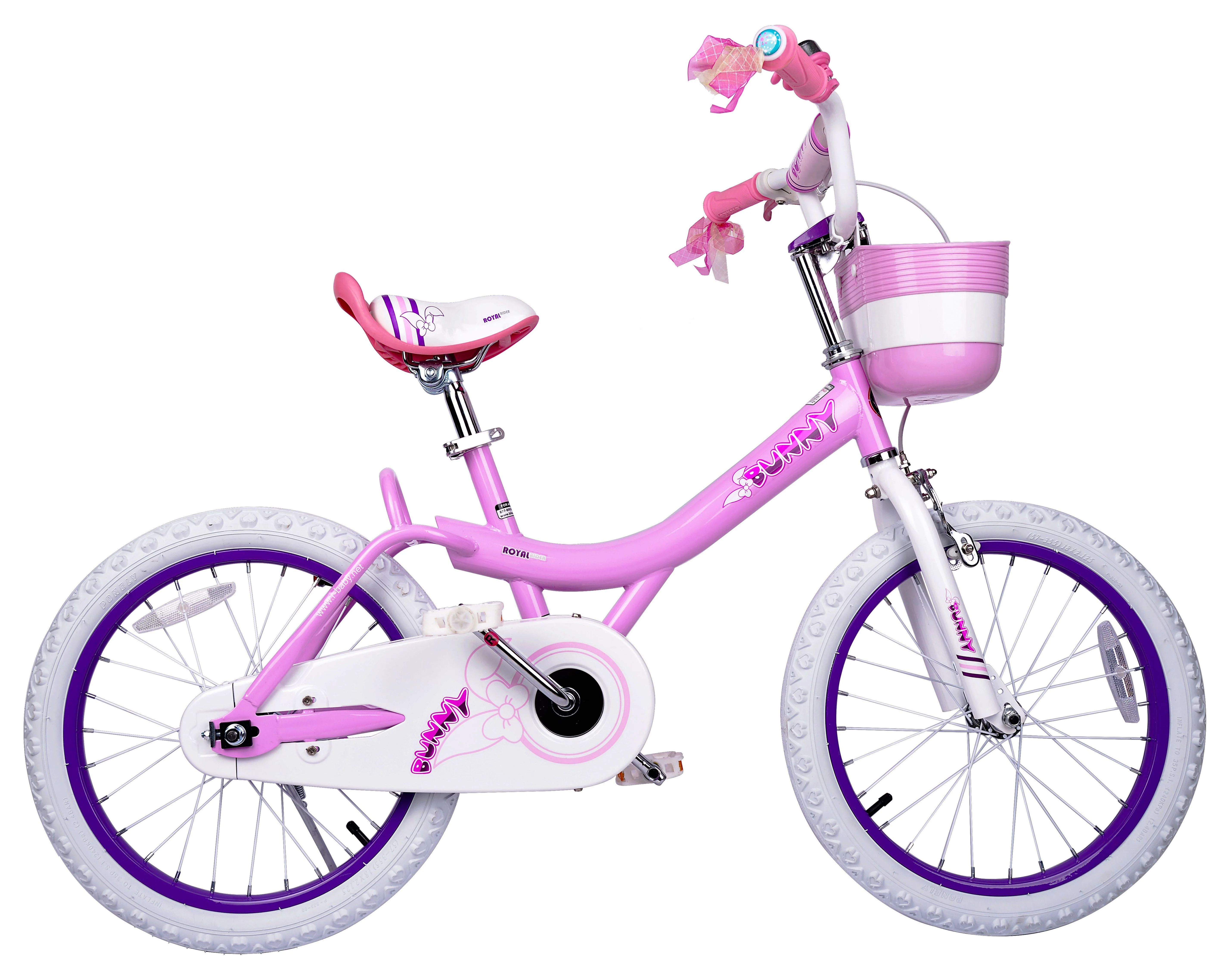 RoyalBaby Bunny 18 inch Girl’s Bicycle Kids Bike for Girls Childrens Bicycle Pink With Kickstand