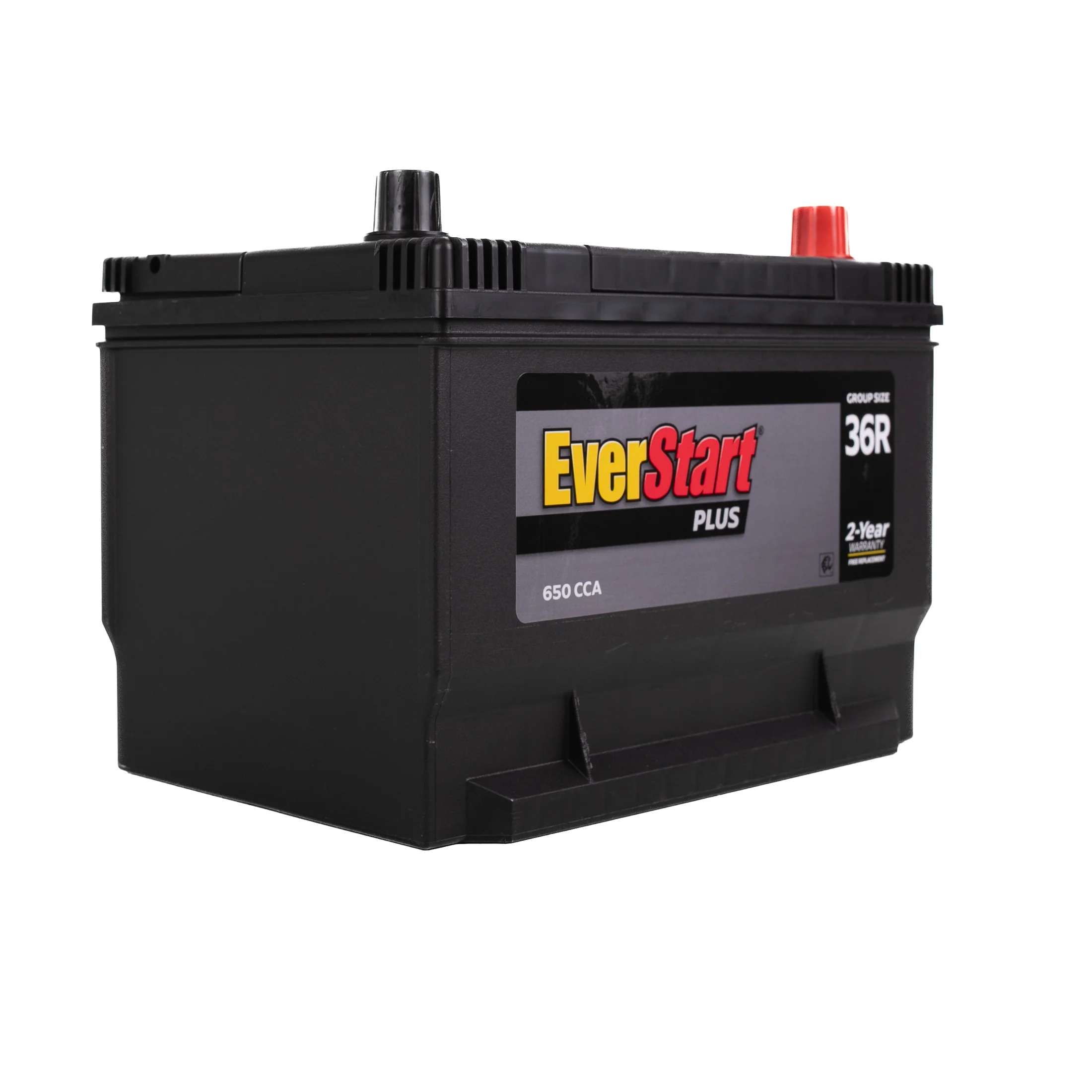 EverStart Plus Lead Acid Automotive Battery, Group Size 36R-3 (12 Volt/650 CCA)