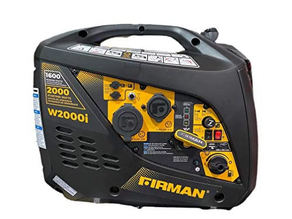 FIRMAN W01682 1600/2000 Watt Peak Gasoline Powered Inverter Generator