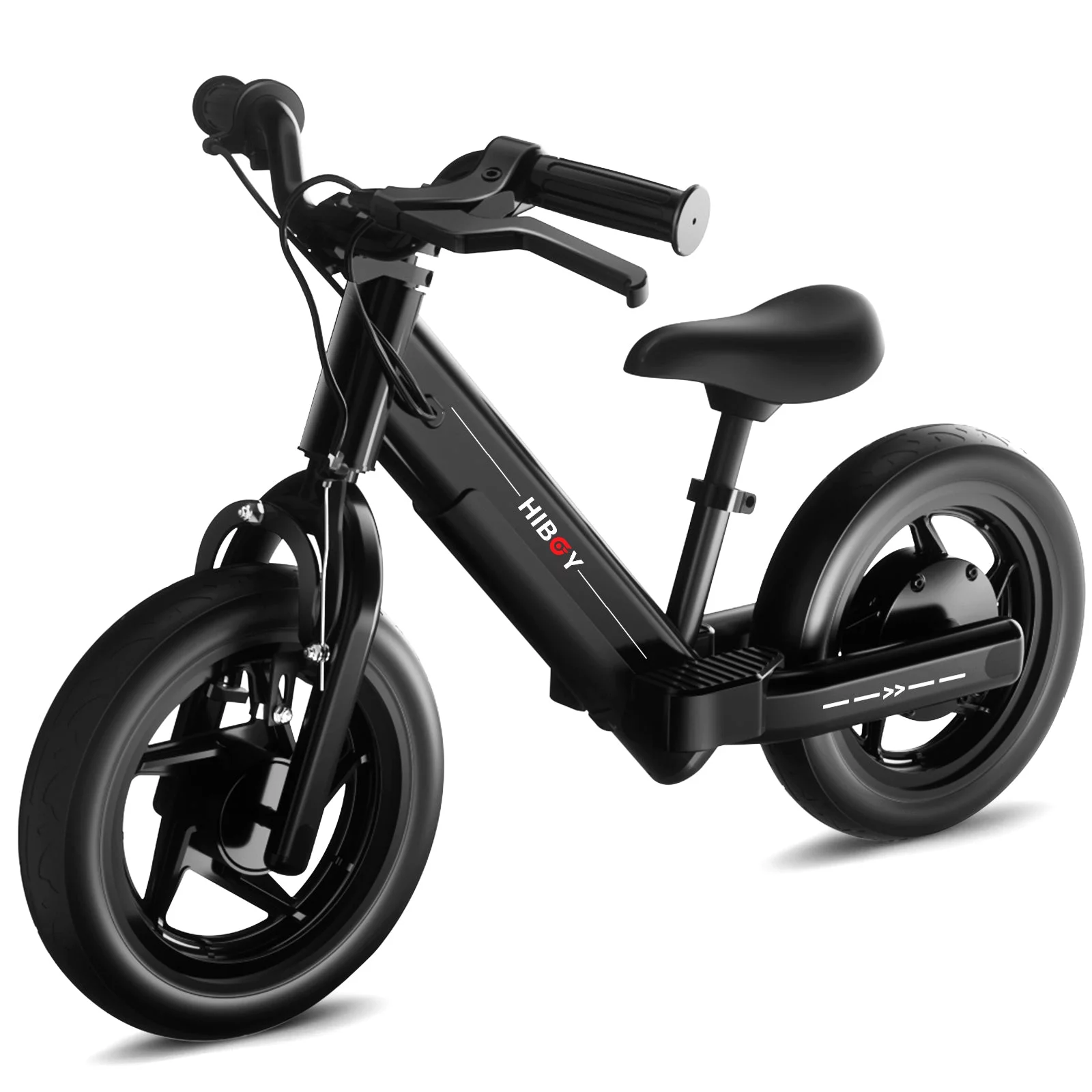 Hiboy BK1 Electric Bike for Kids Ages 3-5 Years Old, 100W 6 Miles & 9 MPH Electric Balance Bike with 12 inch Inflatable Tire and Adjustable Seat, Electric Motorcycle for Kids Boys & Girls (Black)