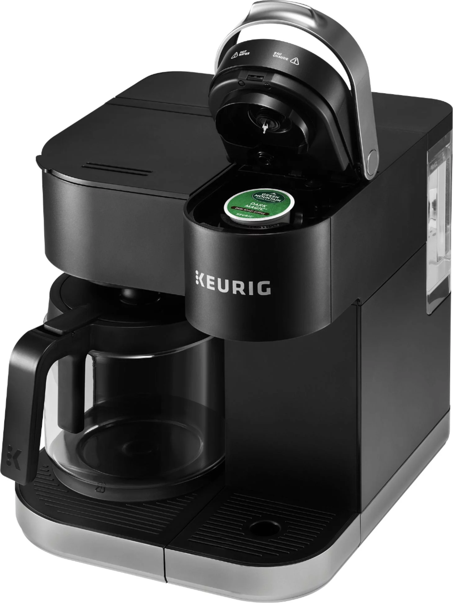 Keurig – K-Duo 12-Cup Coffee Maker and Single Serve K-Cup Brewer – Black