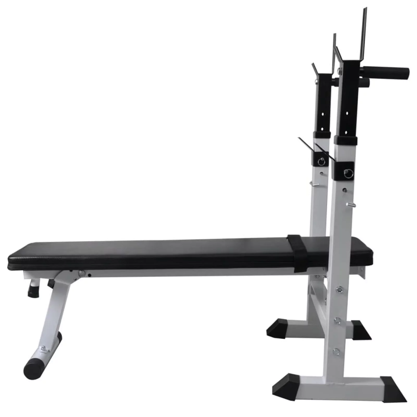 Dcenta Workout Bench with Weight Rack, Barbell and Dumbbell Set 264.6 lb